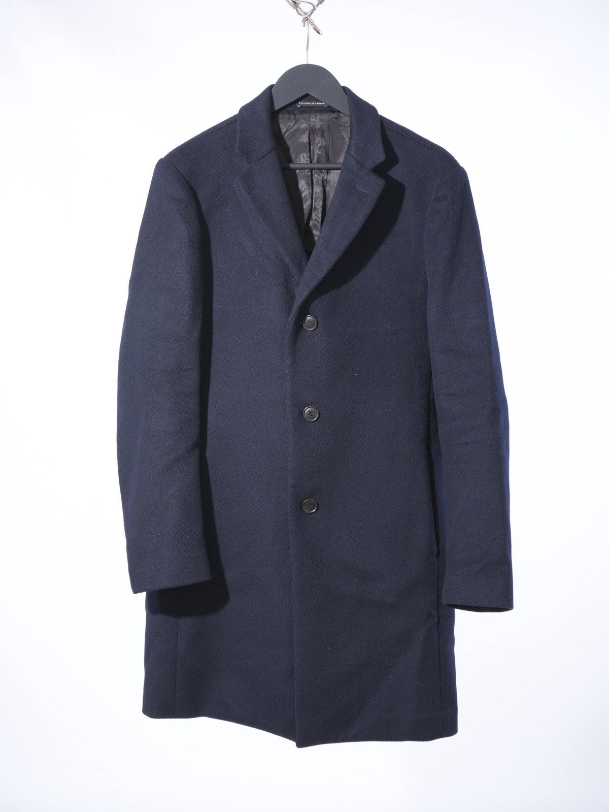 Reiss Reiss Gable Blue Wool Coat Size S Size US S / EU 44-46 / 1 - 1 Thumbnail