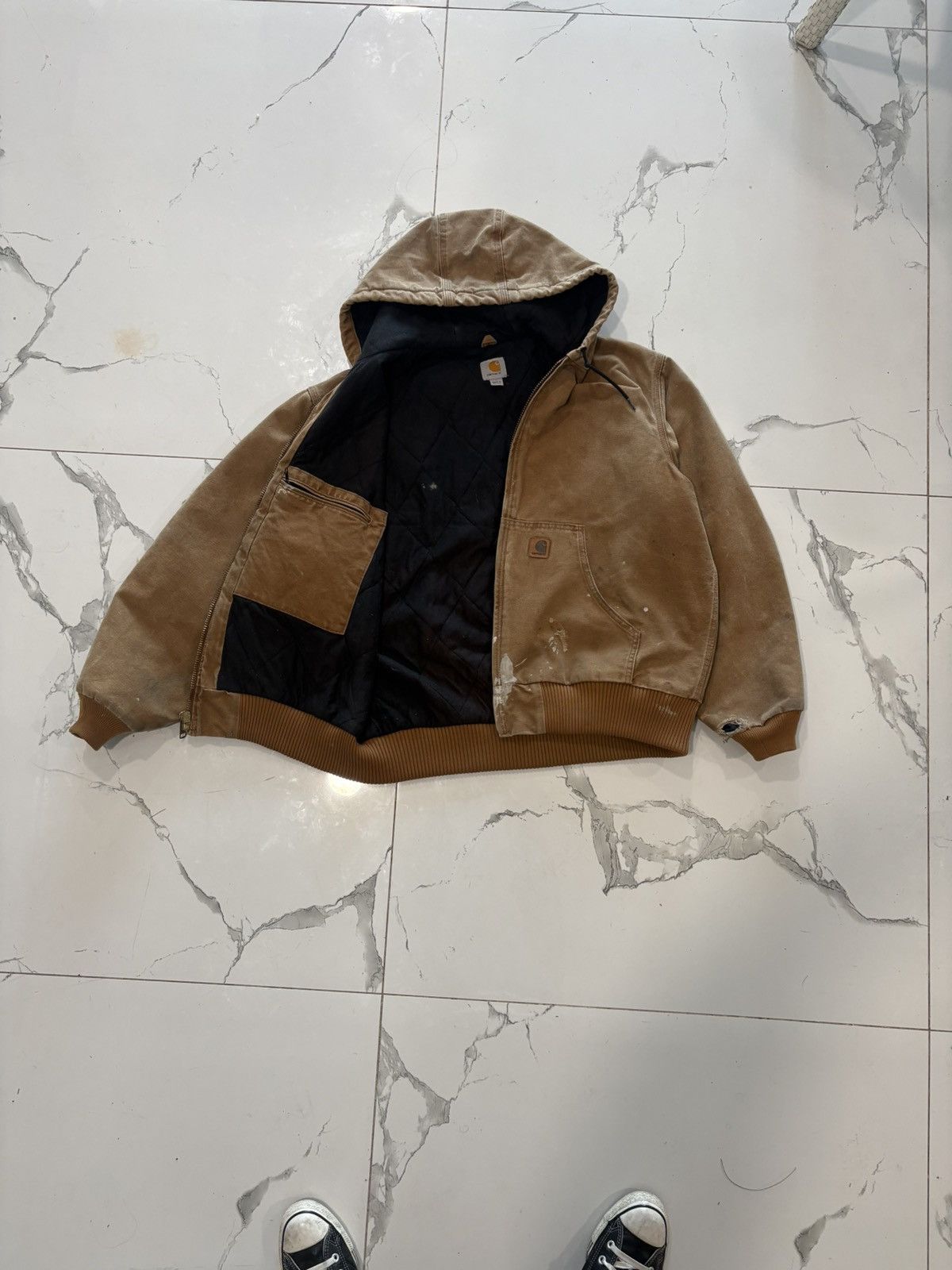 Carhartt Vintage Trashed Carhartt Jacket Size US L / EU 52-54 / 3 - 2 Thumbnail