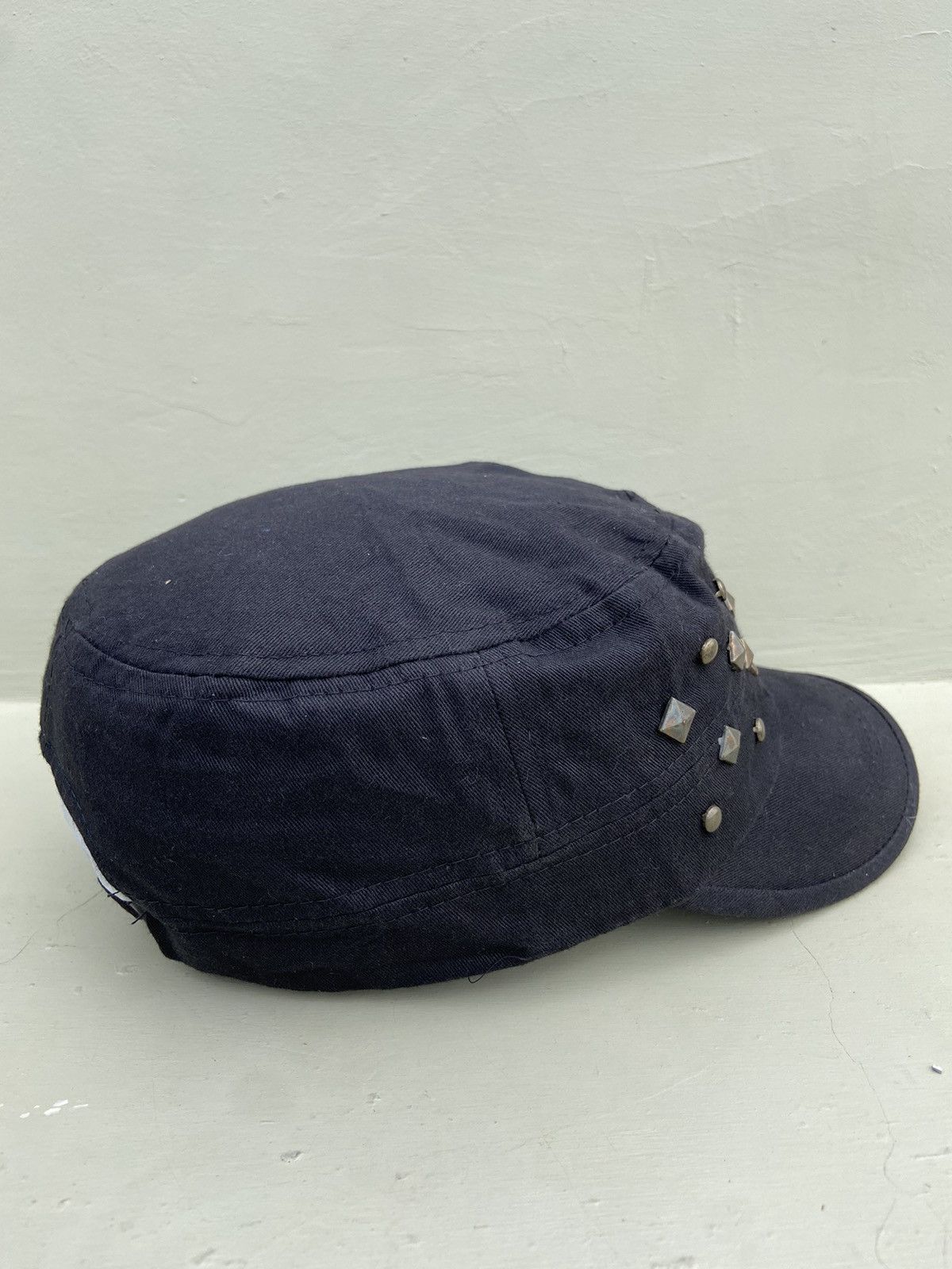 If Six Was Nine 2000s punk ifsix studded button patrol hat Size ONE SIZE - 6 Thumbnail