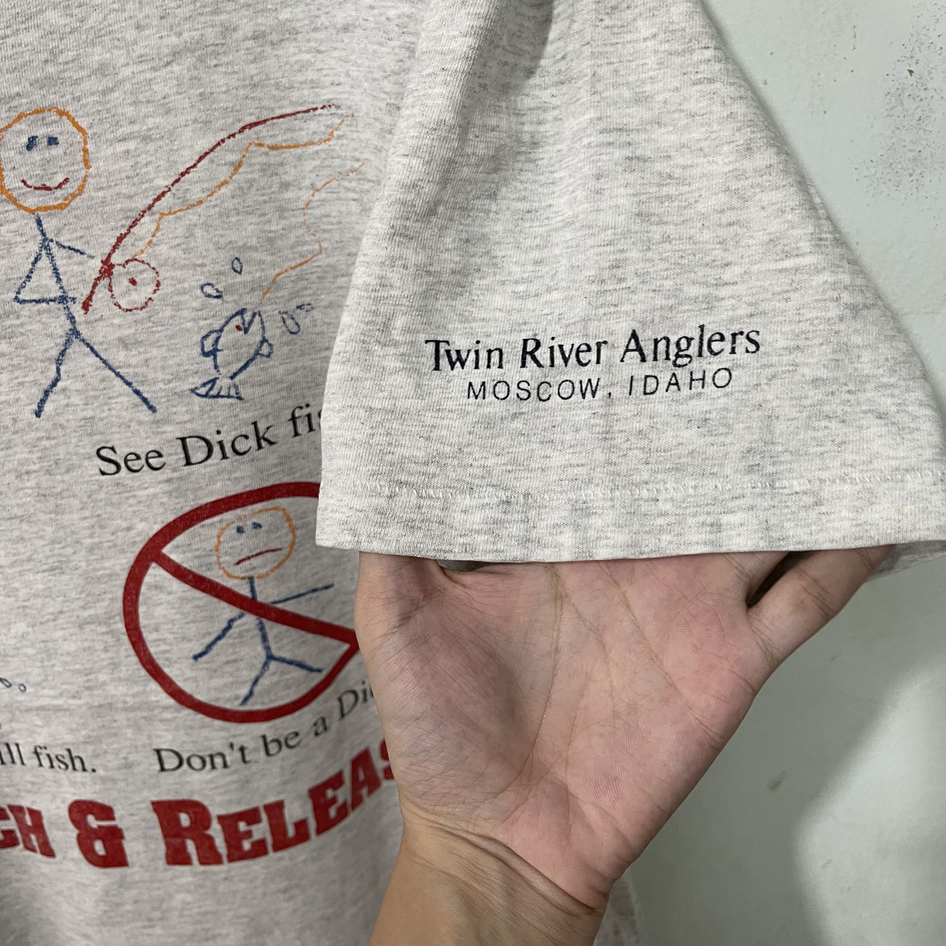 Vintage Vintage 1994 Catch & Relaese Fishing Shirt Size US L / EU 52-54 / 3 - 5 Thumbnail