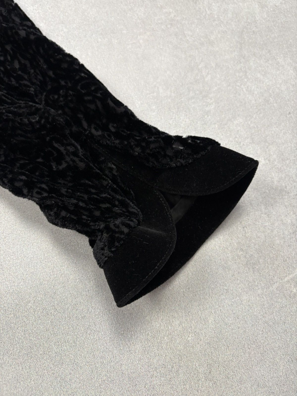 Thierry Mugler Thierry Mugler 1989 Vintage Black Velvet Suit Skirt Set Size M / US 6-8 / IT 42-44 - 6 Thumbnail