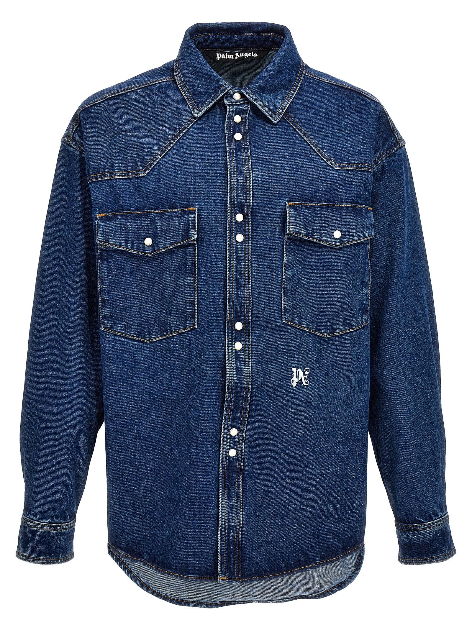 Palm Angels 'Lw Monogram' Jacket Size US L / EU 52-54 / 3 - 1 Thumbnail