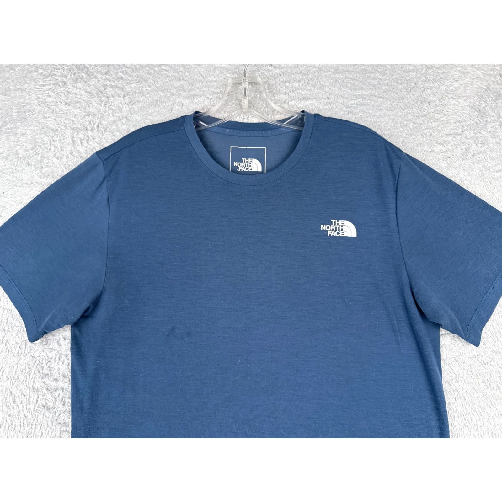 The North Face The North Face Men Shirt Small Petite Blue Short Sleeve Crew Poly Blend T-Shirt Regular Logo Jersey Polyester Blend Size US S / EU 44-46 / 1 - 4 Thumbnail