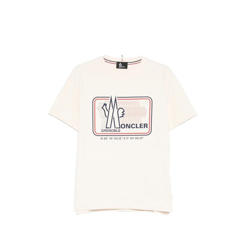 Moncler Grenoble NEUTRALS T-Shirts & Vests - T-Shirts