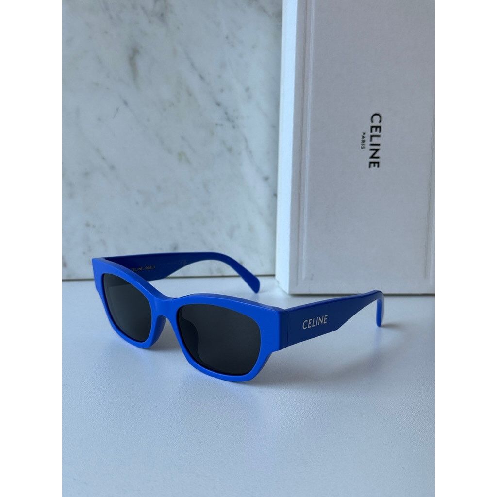 Celine NEW Celine CL40197U Cat Eye Blue Logo Sunglasses Size ONE SIZE - 9 Thumbnail