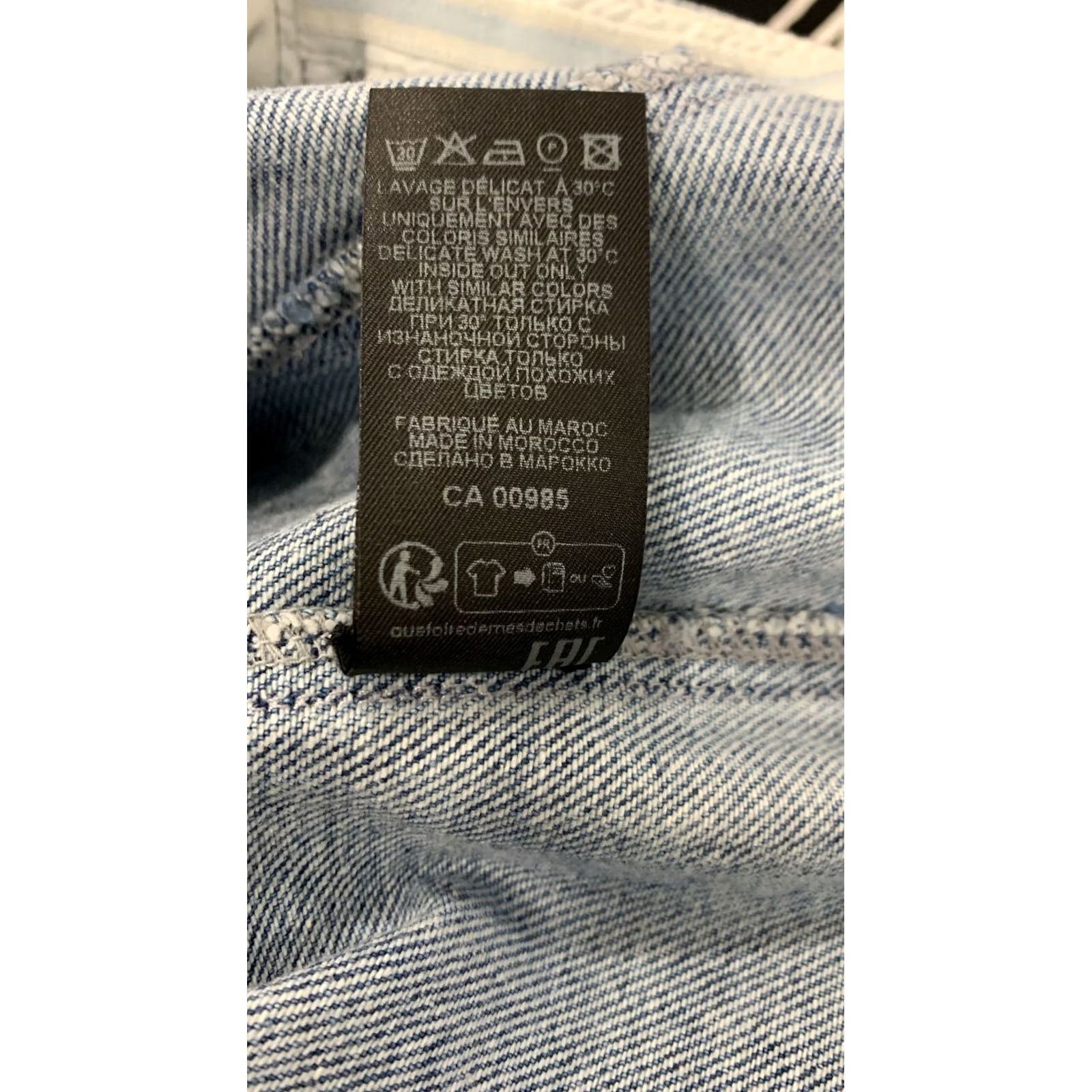 Isabel Marant Isabel Marant Étoile Solizinia Strapless Top Bustier Peplum Denim Acid Wash M 38 Blue Womens Size M / US 6-8 / IT 42-44 - 7 Thumbnail