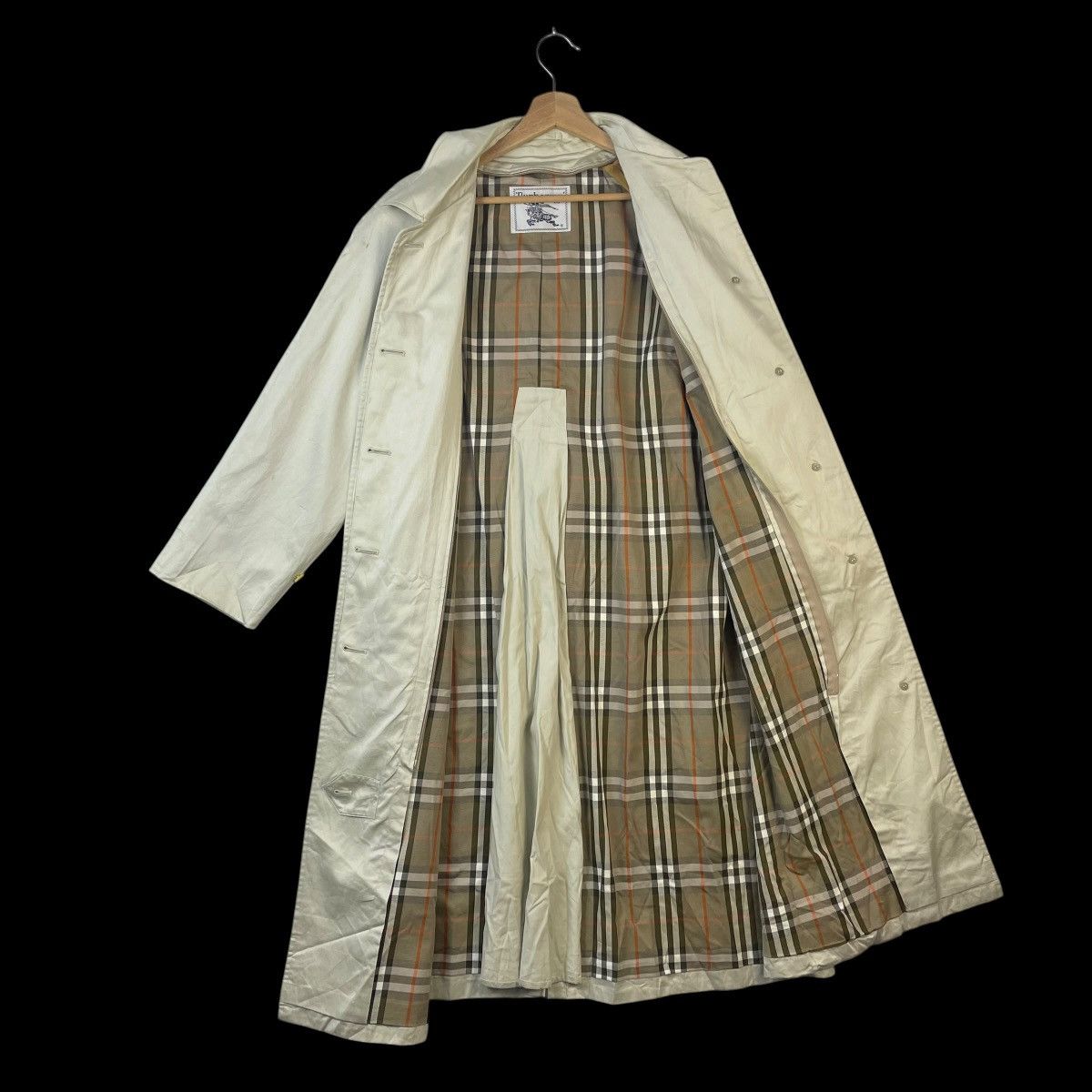 Burberry Prorsum VINTAGE BURBERRY PRORSUM LINED NOVACHECK BELTED TRENCH COAT Size US M / EU 48-50 / 2 - 5 Thumbnail