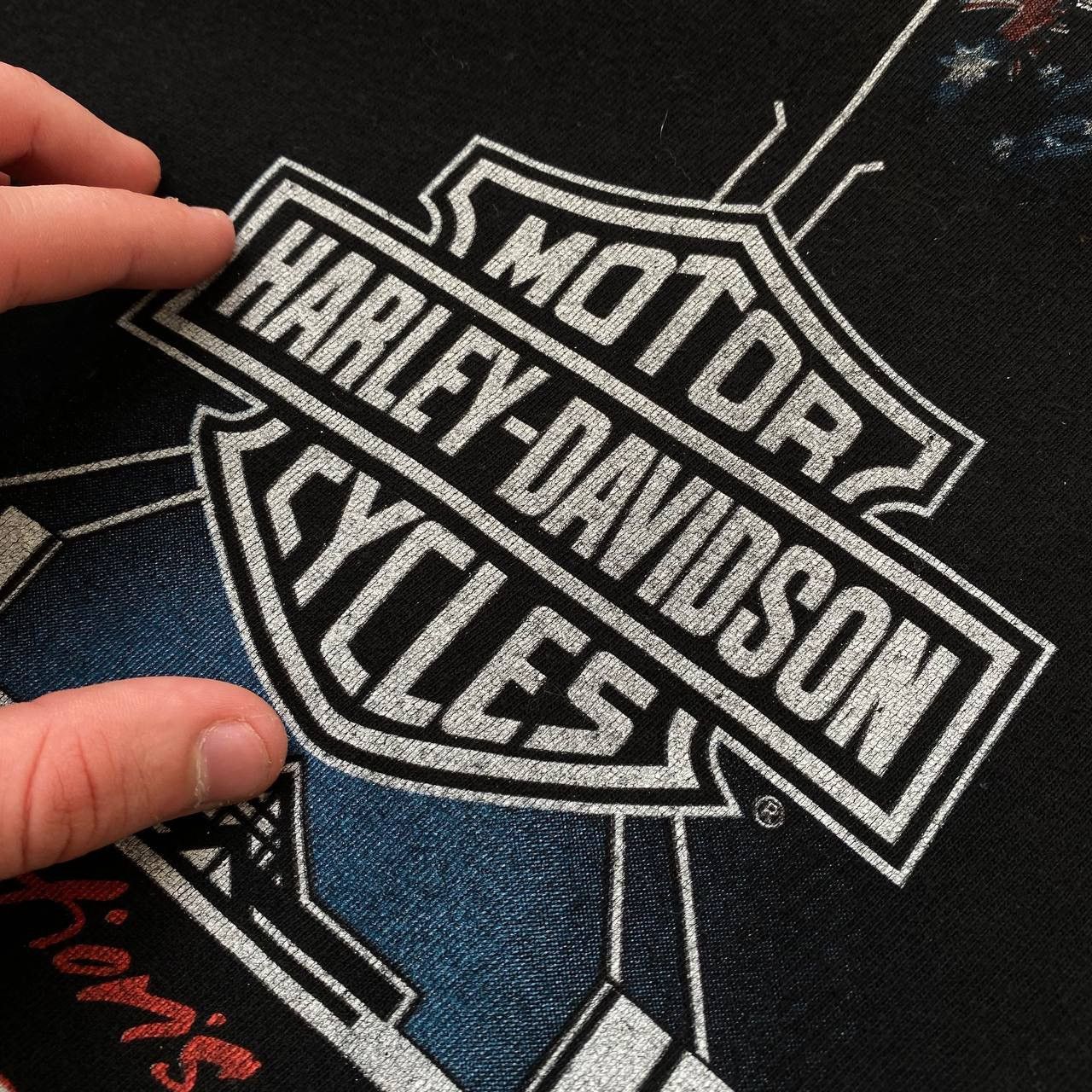 Vintage Vintage 1996 big logo Harley Davidson Australia no worries Size US L / EU 52-54 / 3 - 11 Thumbnail