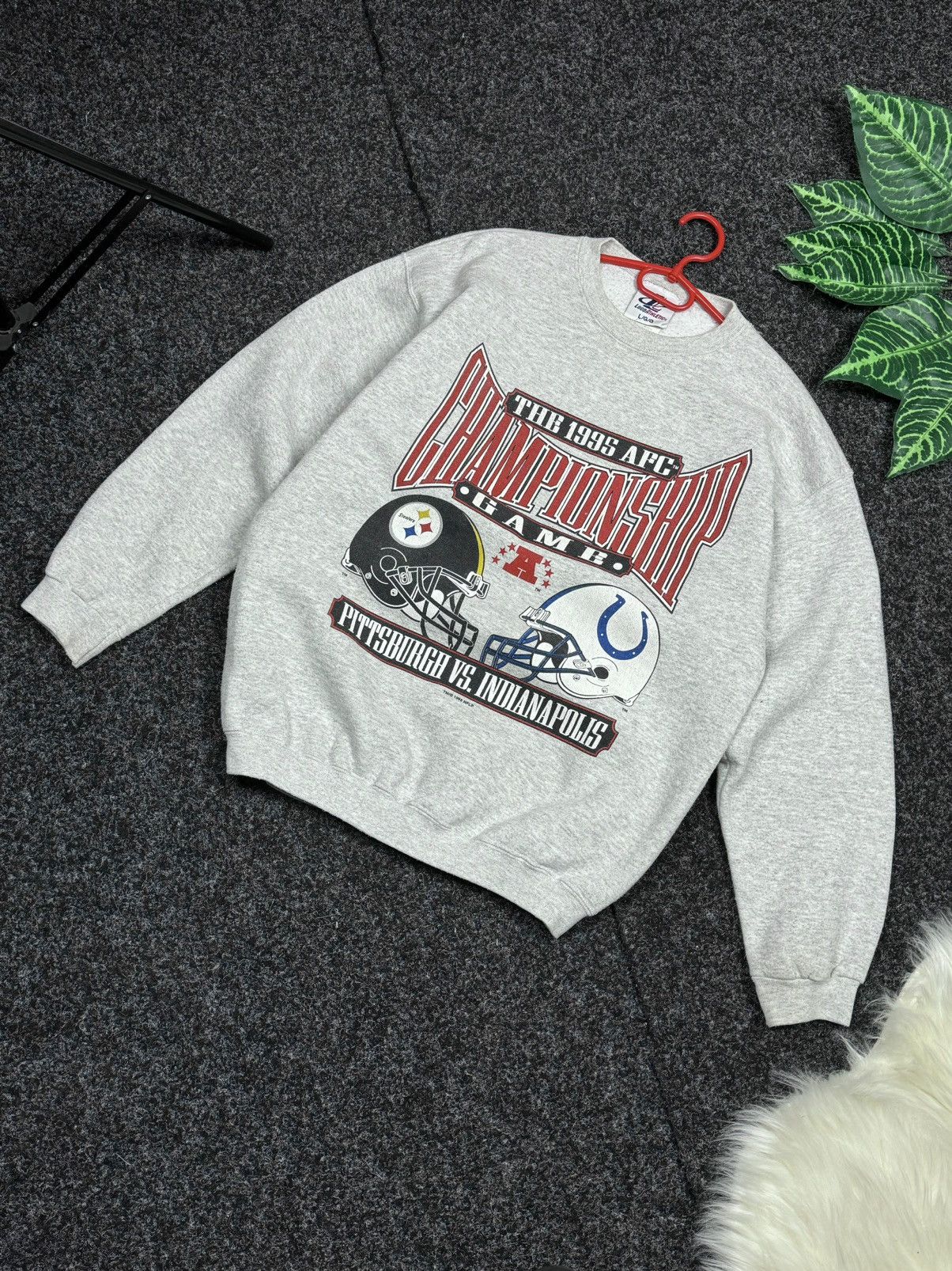 Other Vintage Sweatshirt 1995 Championship Pittsburg Indianapolis Size US L / EU 52-54 / 3 - 1 Thumbnail
