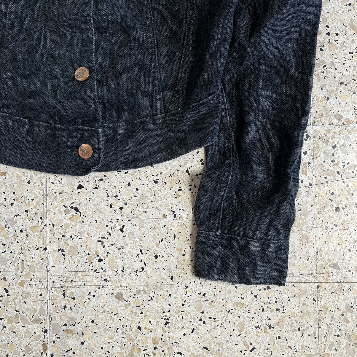 Jean Paul Gaultier Vintage 90s Jean paul gaultier cropped trucker jacket Size S / US 4 / IT 40 - 7 Thumbnail