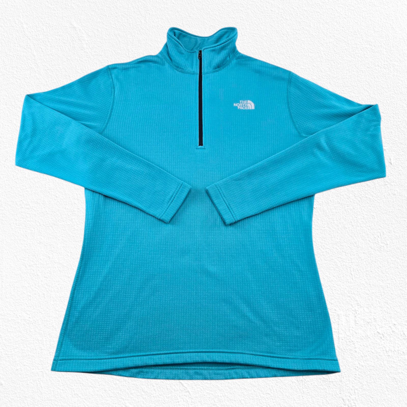 The North Face North Face Turquoise TKA Glacier 1/4 Zip Fleece Size Large Size L / US 10 / IT 46 - 2 Thumbnail
