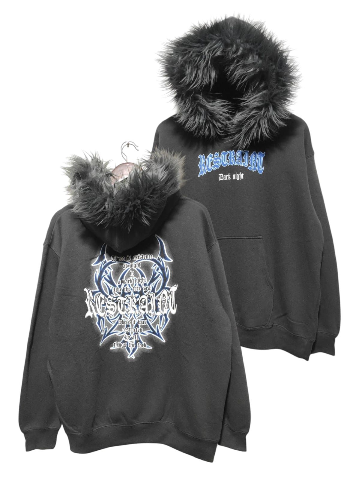 14th Addiction Bullet Noise Poem Fur Hoodie i6w9 LBG style Size US L / EU 52-54 / 3 - 1 Thumbnail