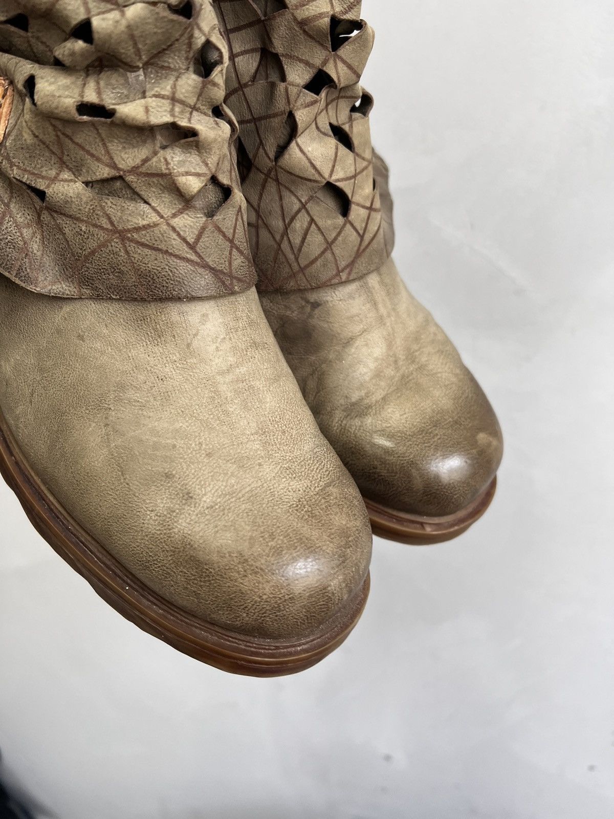 A.S.98 Vintage ankle belted A.S. 98 leather boots Size US 7.5 / EU 40-41 - 4 Thumbnail