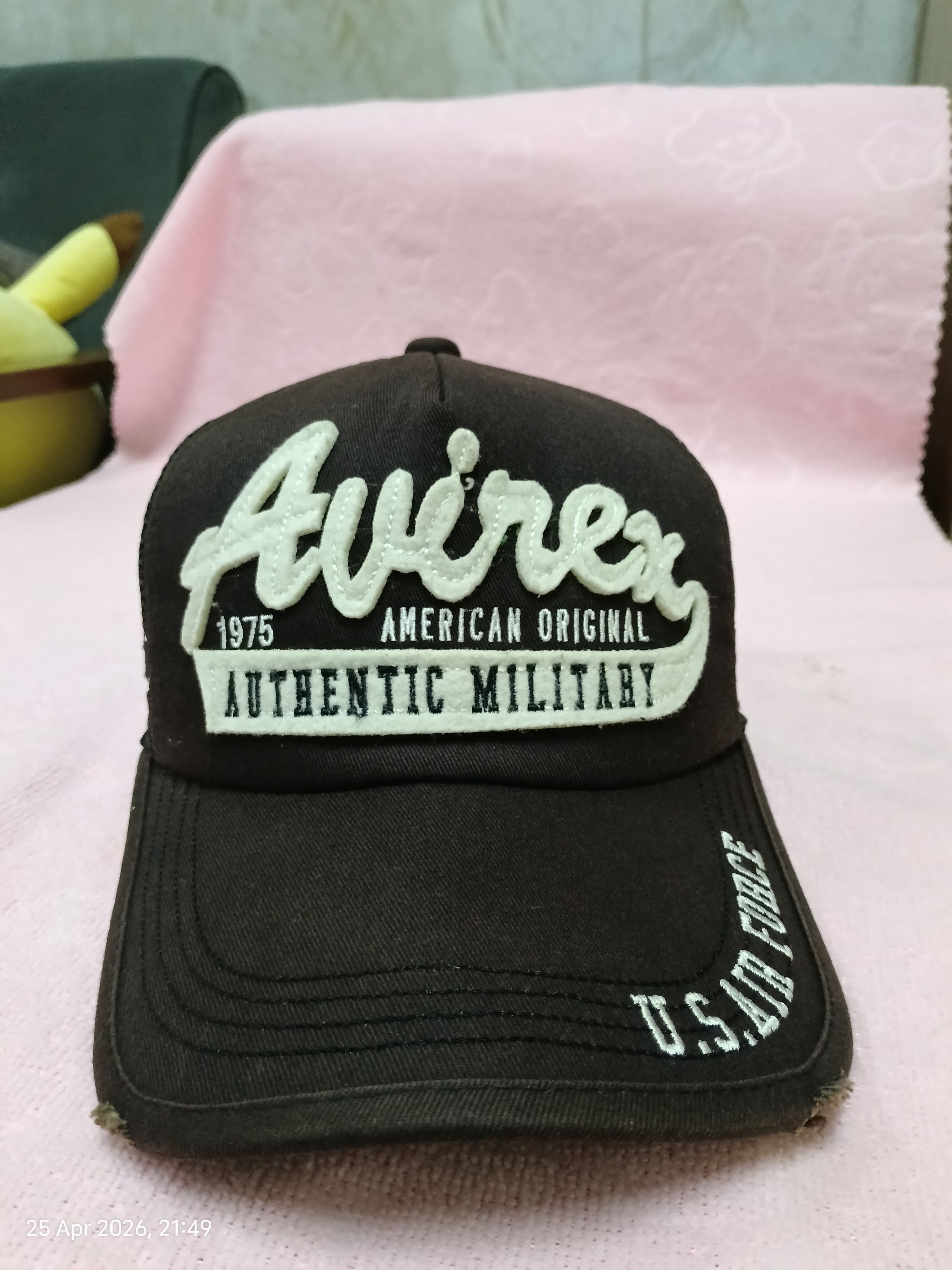 Avirex VINTAGE AVIREX DISTRESSED STYLE AUTHENTIC MILITARY CAP Size ONE SIZE - 2 Thumbnail