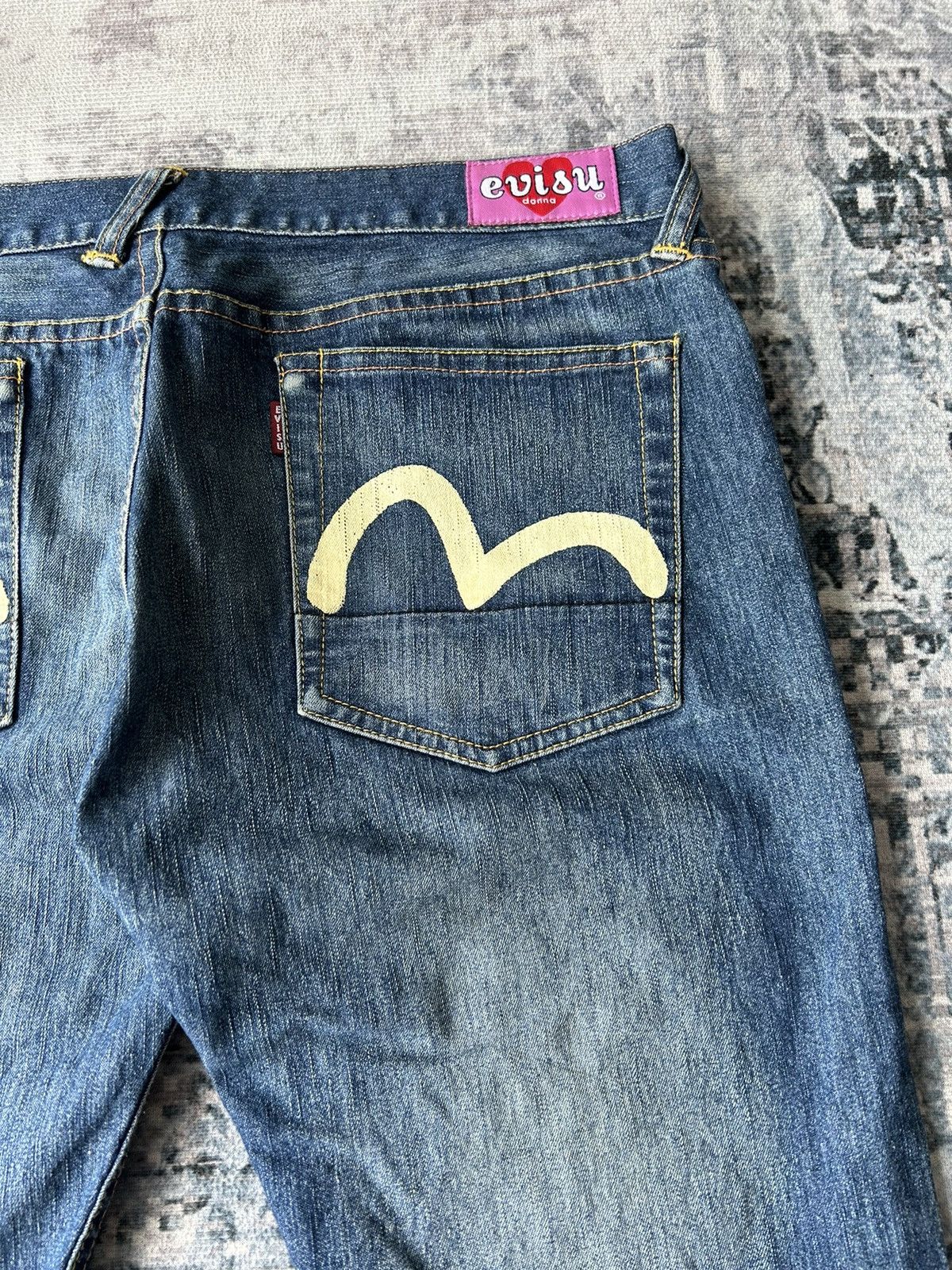 Evisu Evisu Donna Pocket Jeans Size 32" / US 10 / IT 46 - 4 Thumbnail