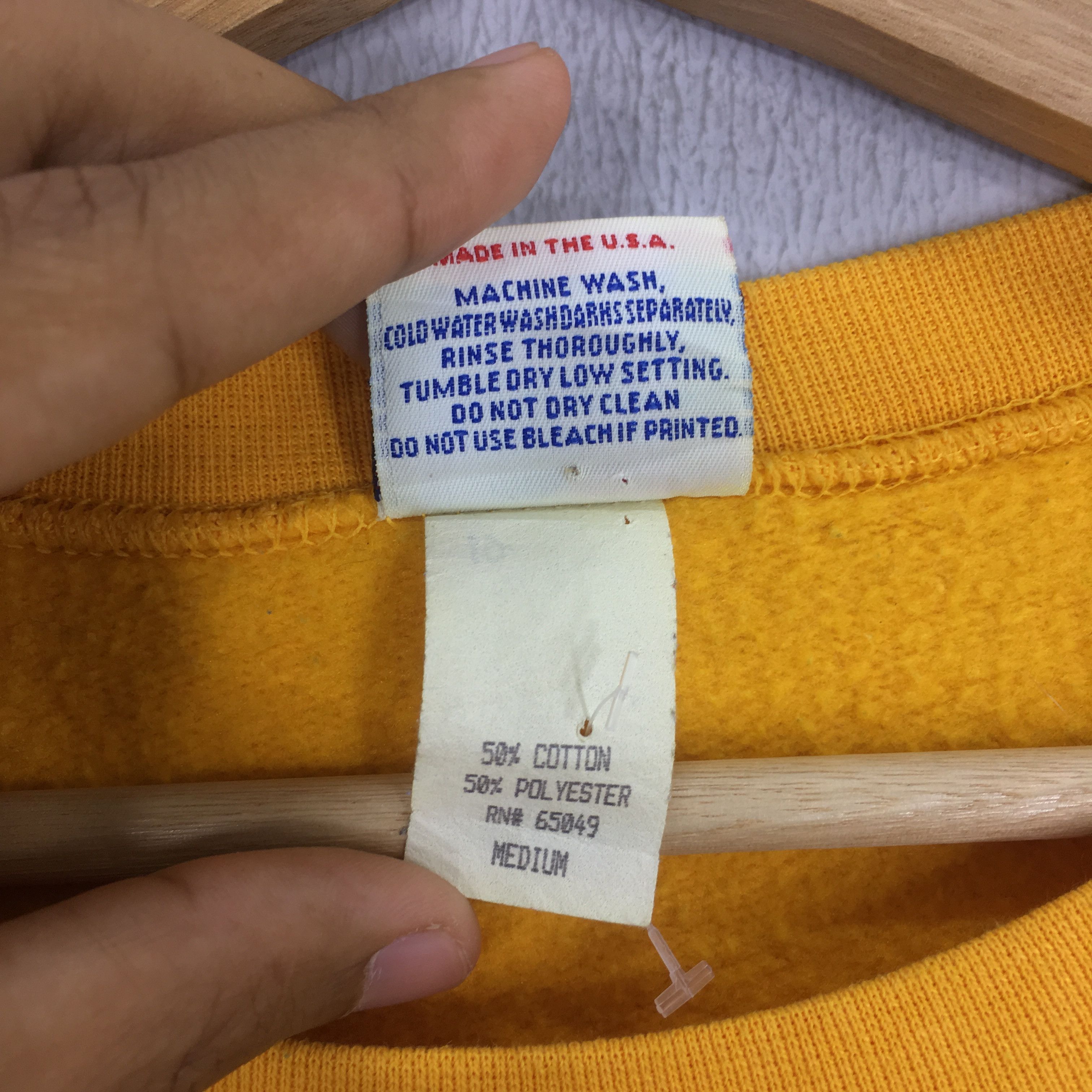 Ann Taylor Vintage West Virginia University Yellow Sweatshirt - 274 Size US M / EU 48-50 / 2 - 10 Thumbnail