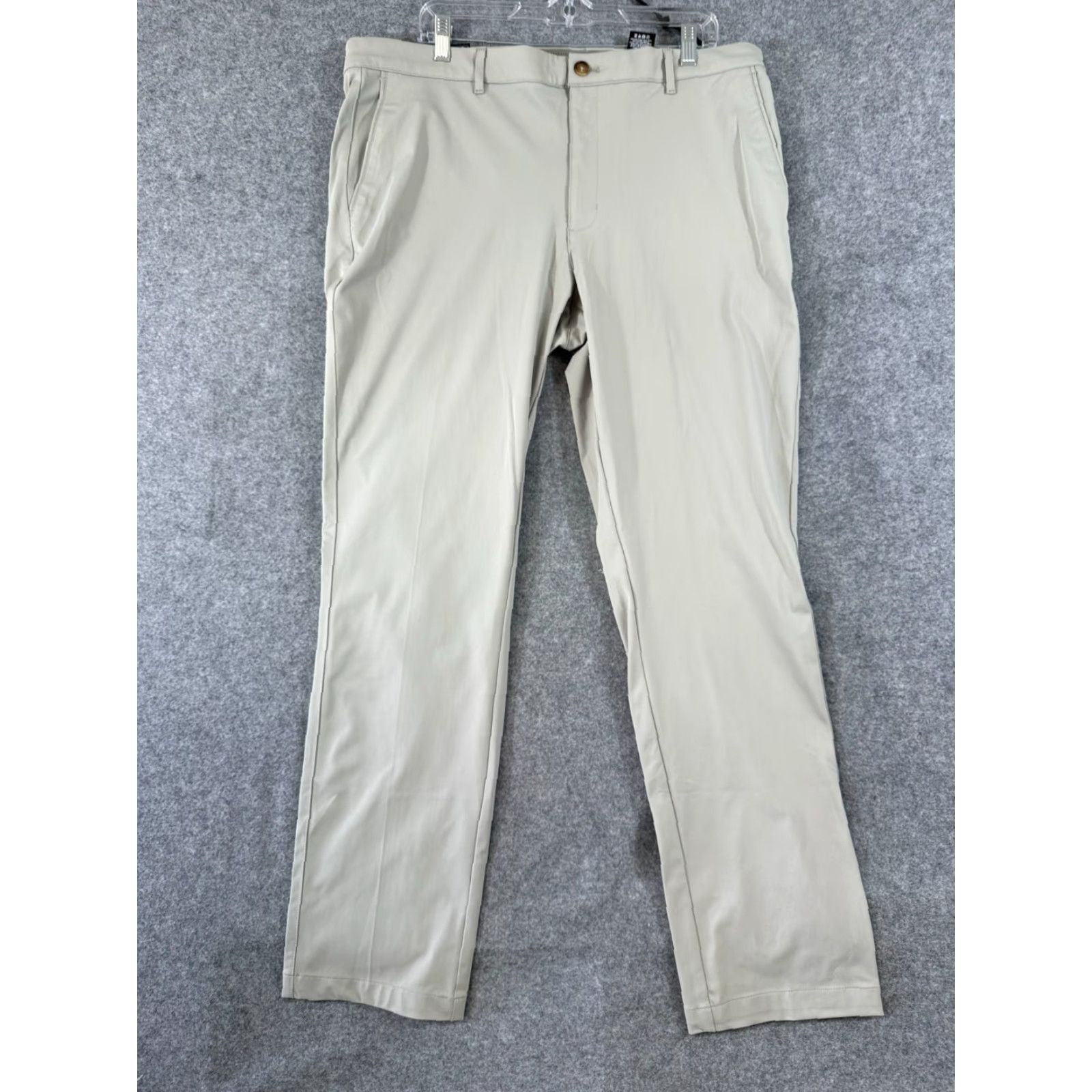 Vintage Greg Norman Pants Mens 38x32 Crusted Gravel Green Classic Stretch Golf Chino NWT Size US 38 / EU 54 - 3 Thumbnail