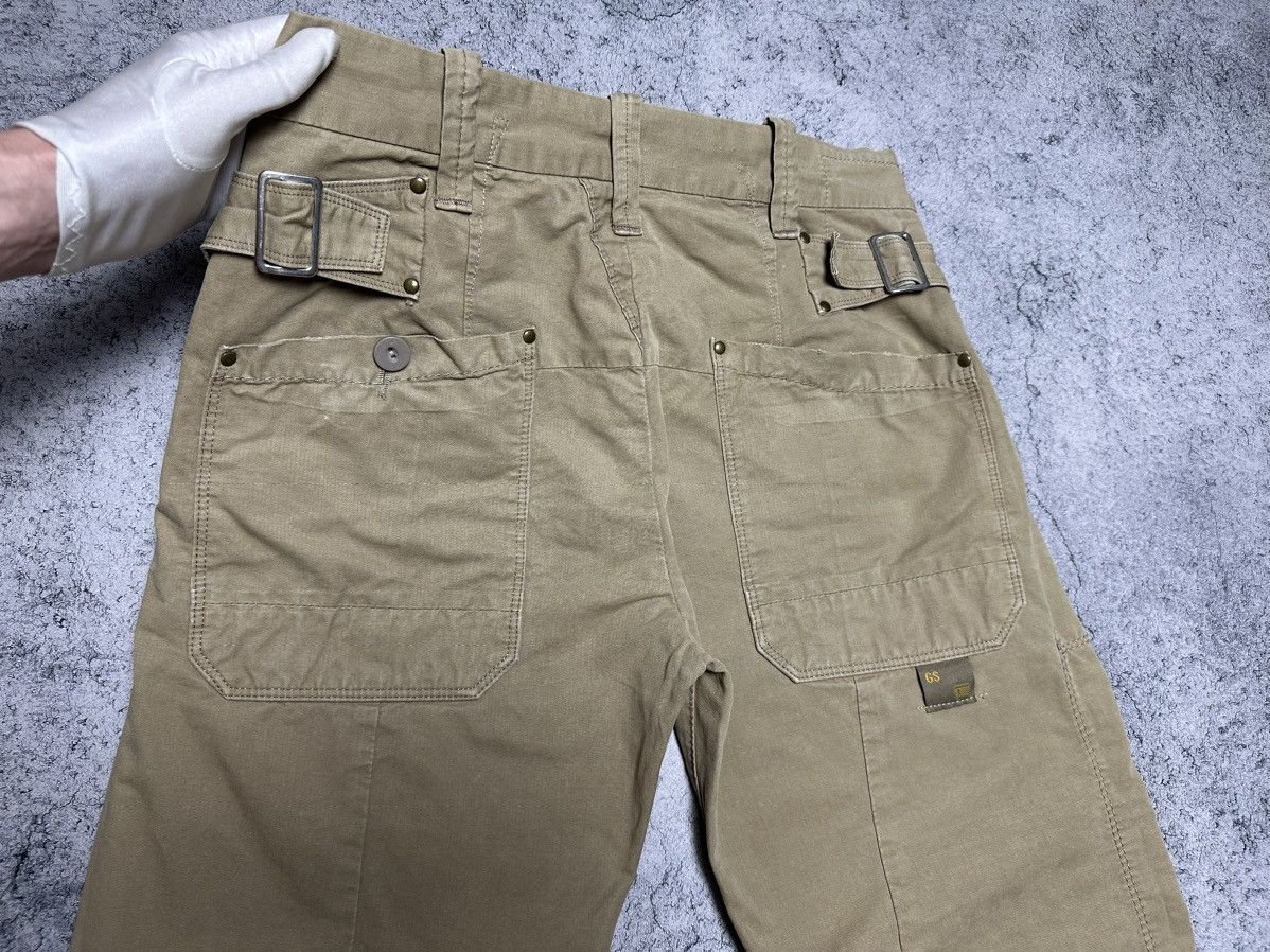 G-Star Vintage G Star Raw Military Style Y2K Distressed Baggy Pants Size US 32 / EU 48 - 18 Thumbnail