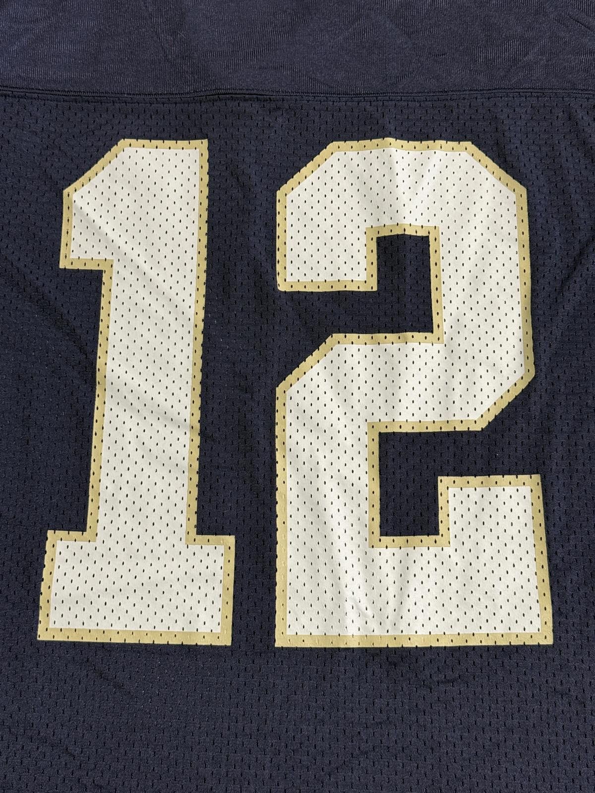 Nike Y2K Navy Midshipmen Football #12 Jersey Nike Naval Academy Size US XXL / EU 58 / 5 - 8 Thumbnail