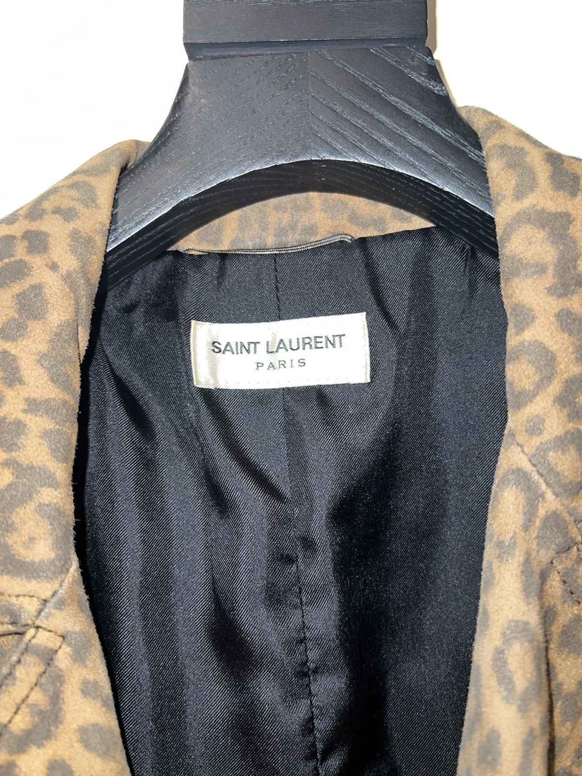 Saint Laurent Paris Saint Laurent Hedi leopard print jacket Size US S / EU 44-46 / 1 - 5 Thumbnail