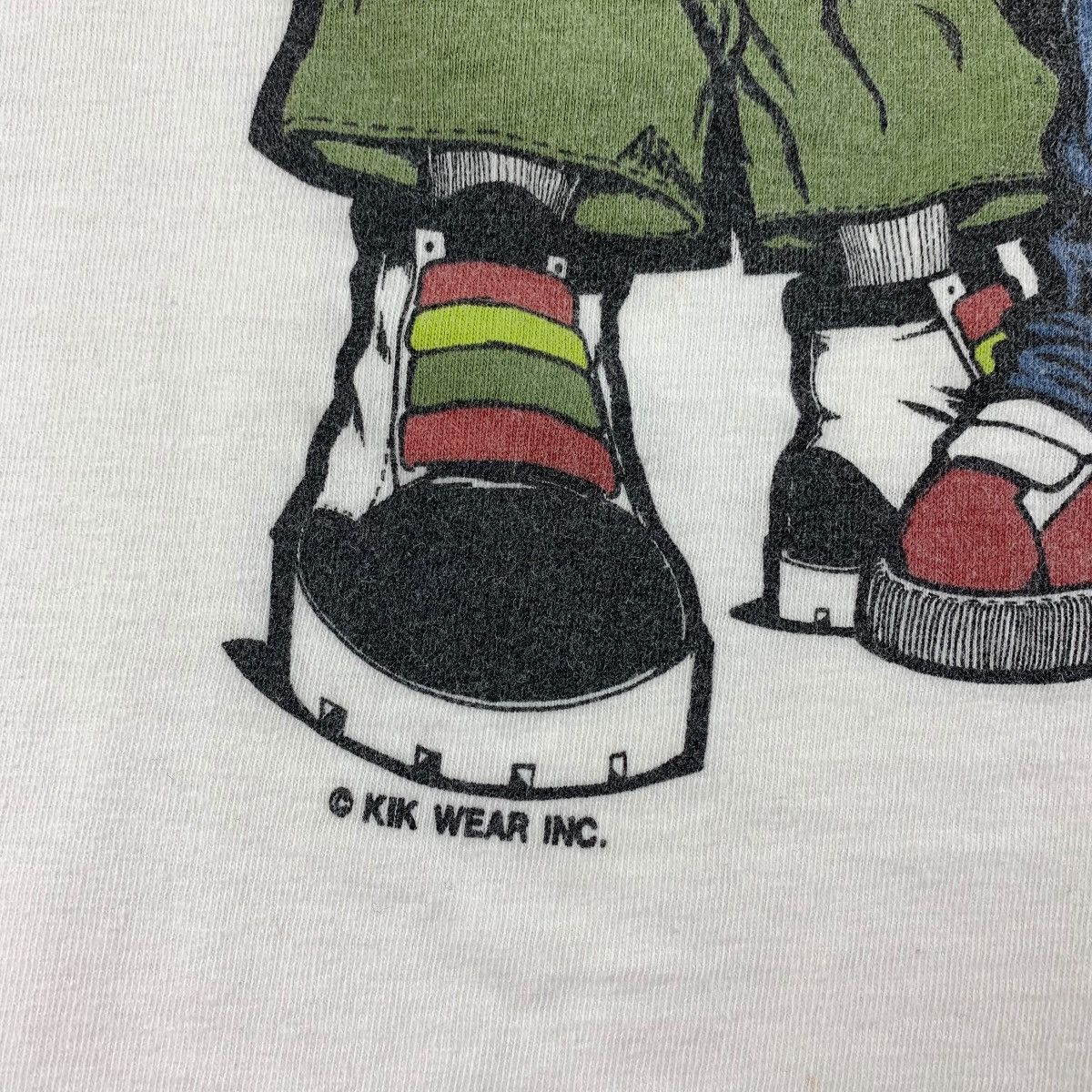 Vintage Vintage 90s KIK WEAR Big rap tees printed tee Size US XL / EU 56 / 4 - 10 Thumbnail