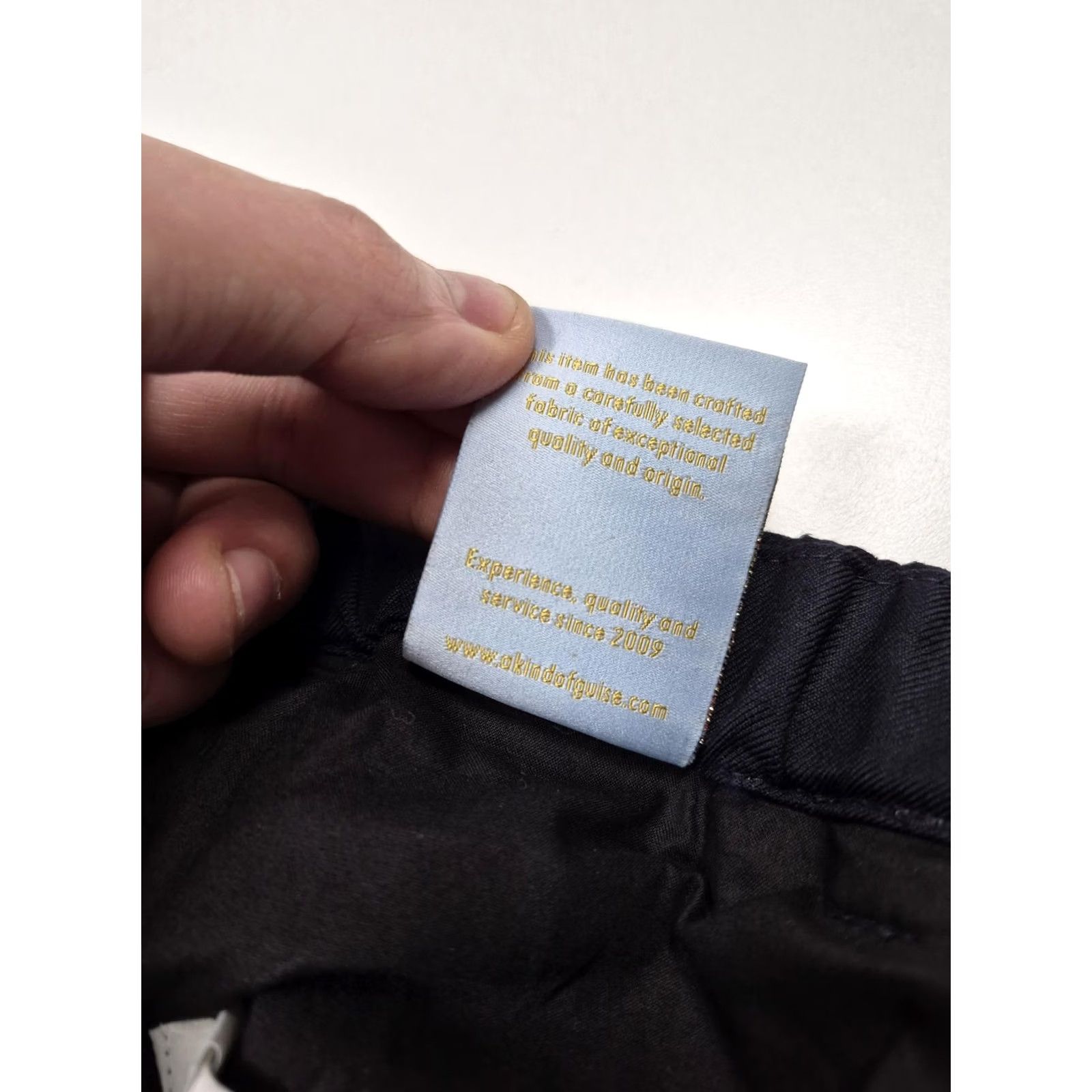 A Kind Of Guise A Kind Of Guise Dress Pants Mens 36x30 Blue Wool Elastic Waist Lined Germany Dress Pants Mens EU 52 Regular Wool Blue Solid Winter Germany Mens Size US 36 / EU 52 - 4 Thumbnail