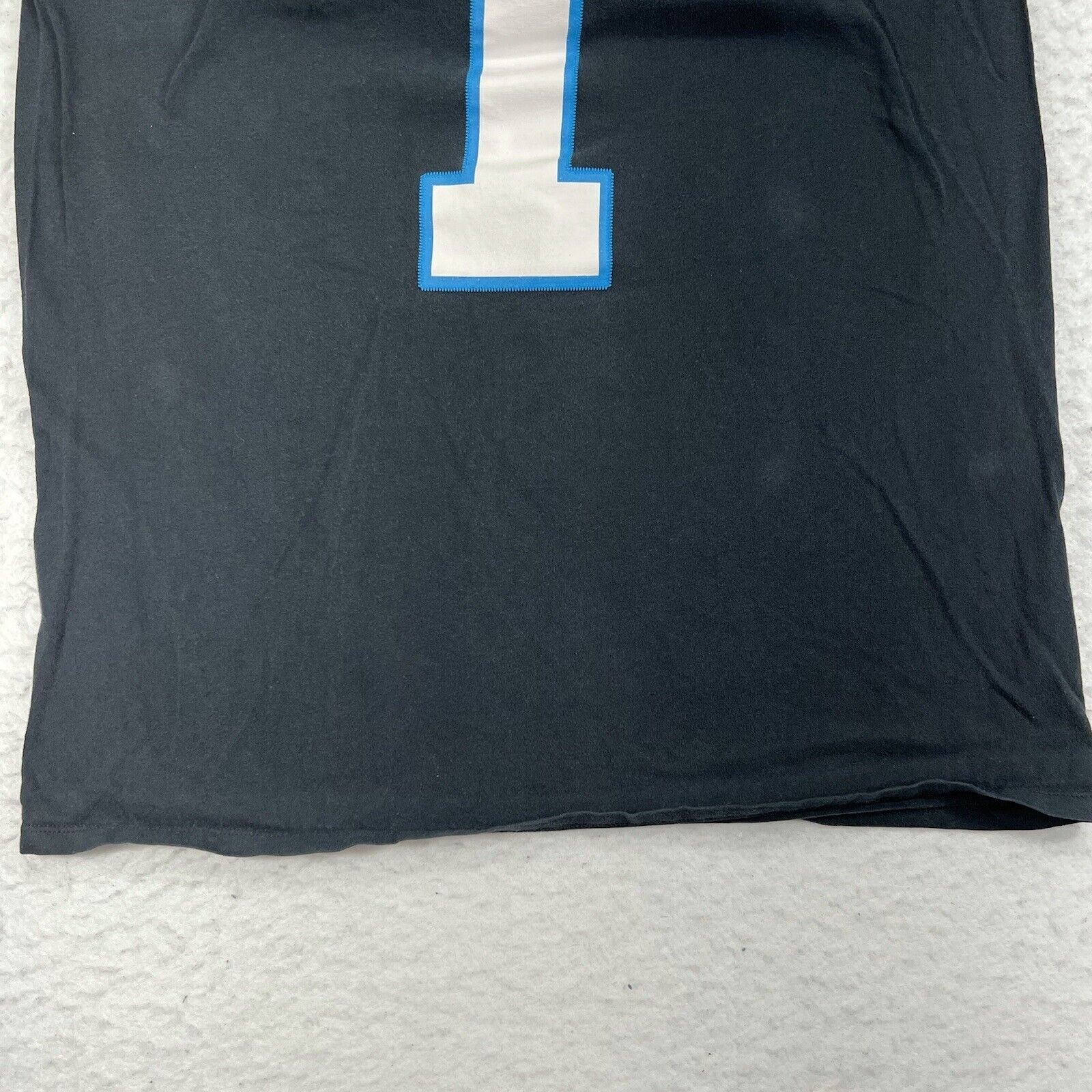 Nike Nike NFL Carolina Panthers Small Cam Newton #1 Black T-Shirt Size US S / EU 44-46 / 1 - 7 Thumbnail