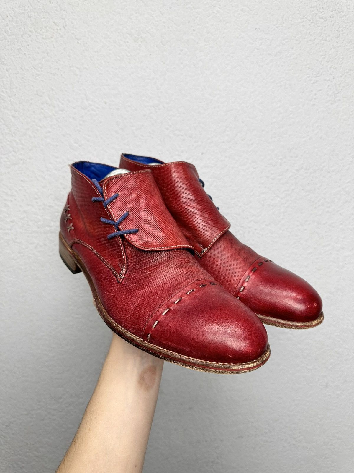A.S.98 Vintage Leather Ankle Boots As 98 GOA AS 98 Avantgarde Rare Size US 9 / EU 42 - 11 Thumbnail
