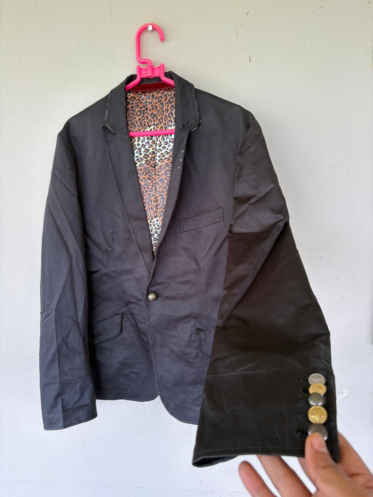 PPFM PPFM Coat Blazer Jacket Leopard Inner Inside Design Size US L / EU 52-54 / 3 - 3 Thumbnail