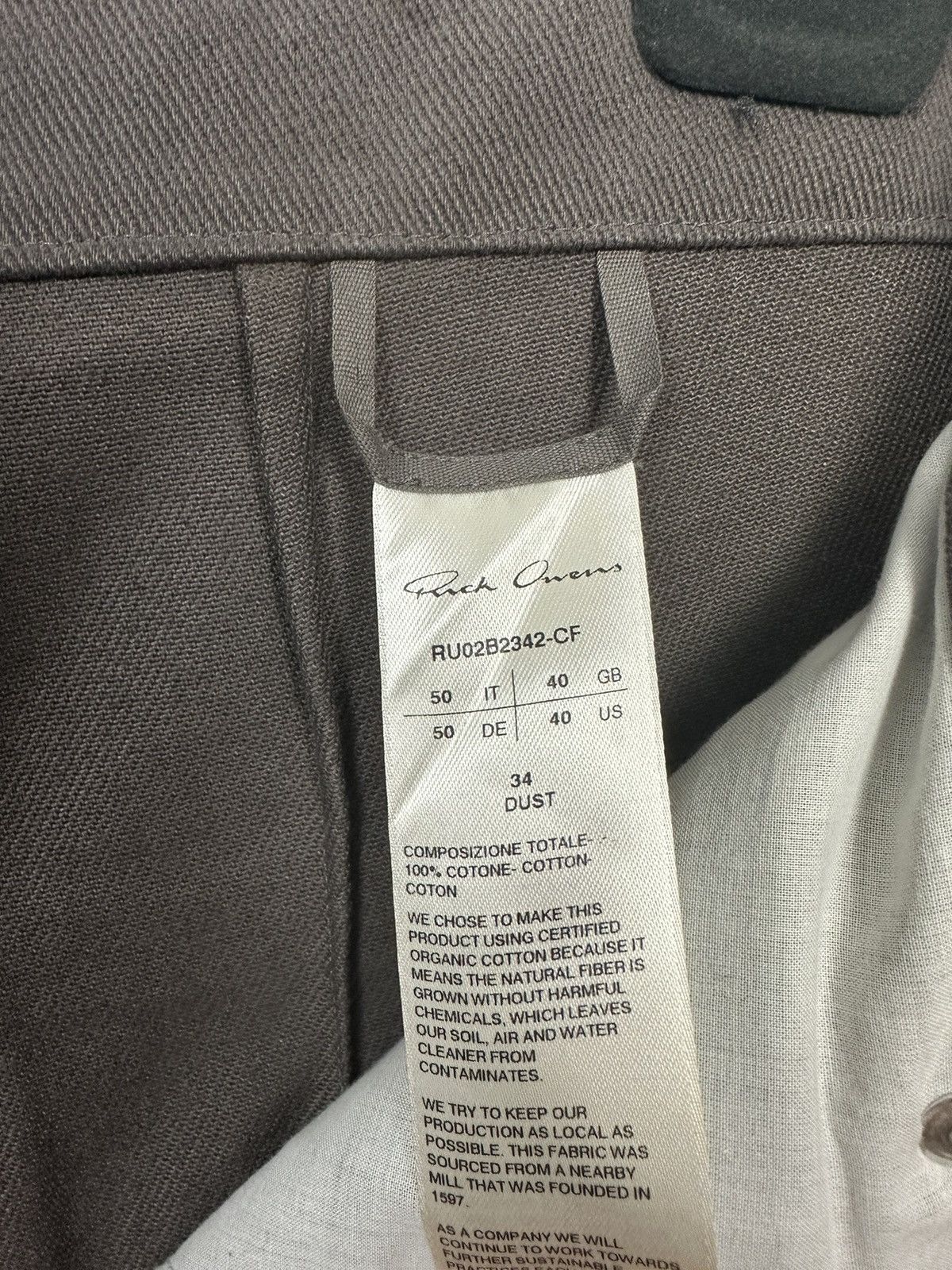 Rick Owens FW22 ‘STROBE’ Cotton Flannel Godet Skirt Size US 34 / EU 50 - 8 Thumbnail