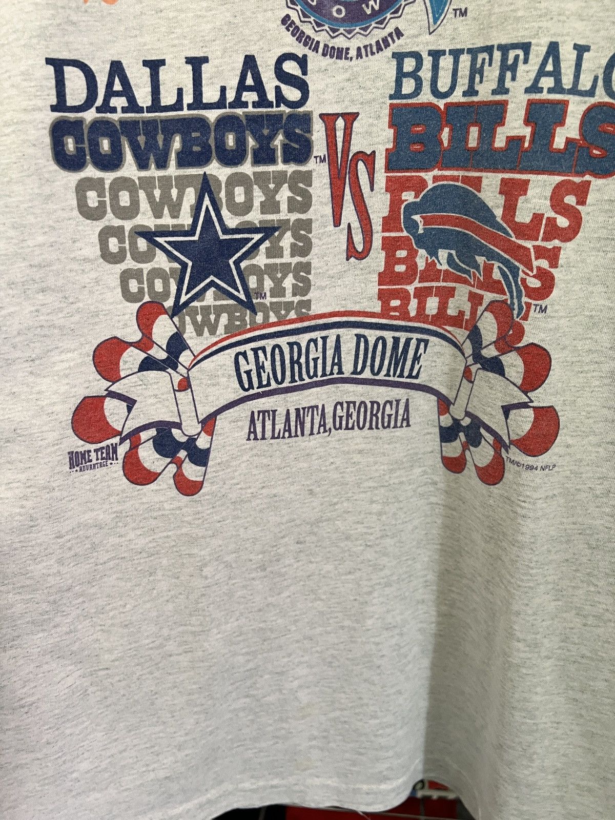 NFL 1994 Cowboys vs Bills Super Bowl XXVIII Tee Size US XL / EU 56 / 4 - 3 Thumbnail