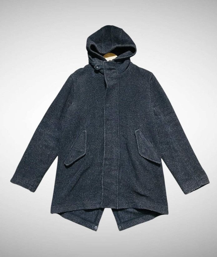CABANE de ZUCCa Cabane de Zucca Zipper Hoodie Wool Jacket Size US L / EU 52-54 / 3 - 3 Thumbnail