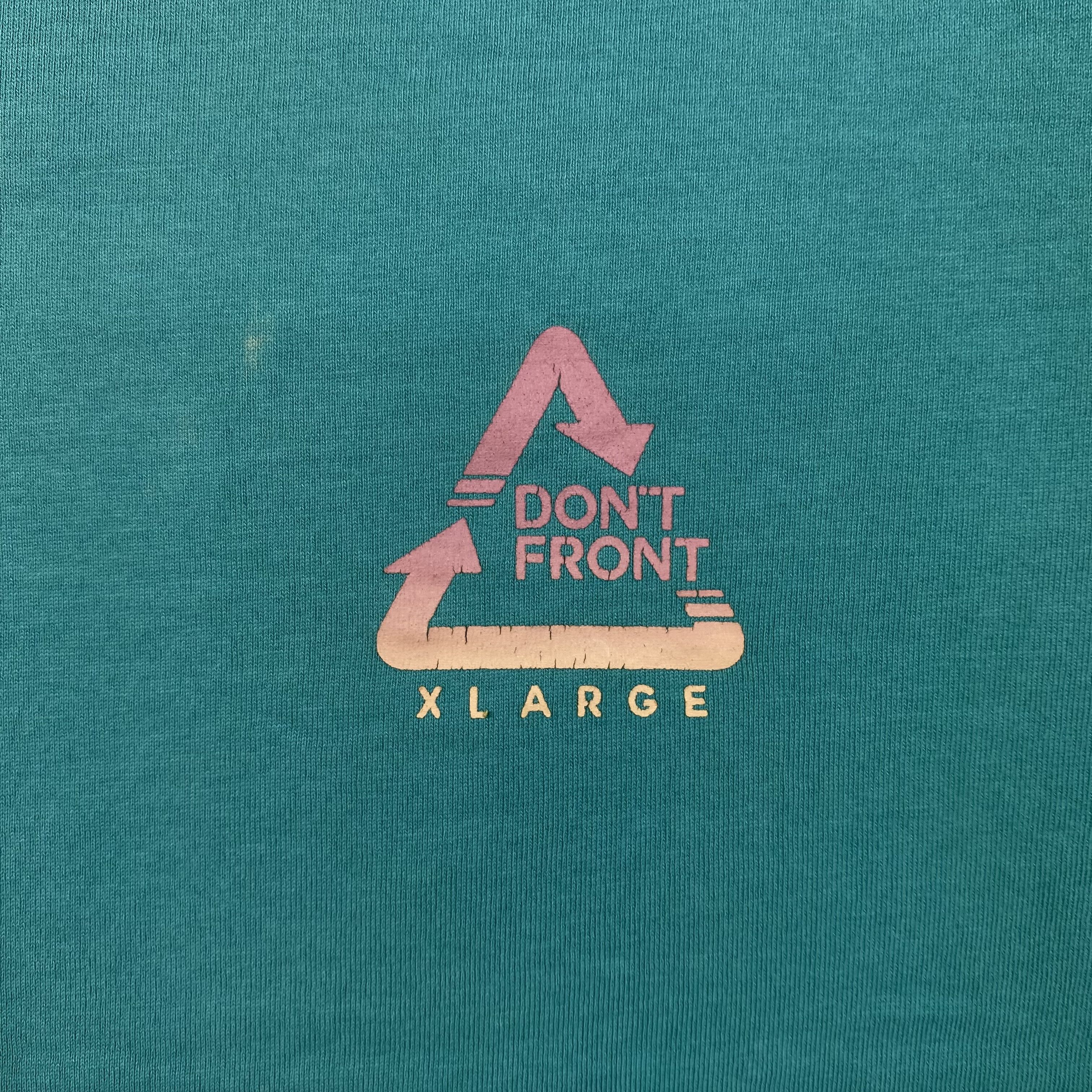 X-LARGE Vintage XLARGE DONT FRONT Distressed tshirt-N029 Size US L / EU 52-54 / 3 - 10 Thumbnail
