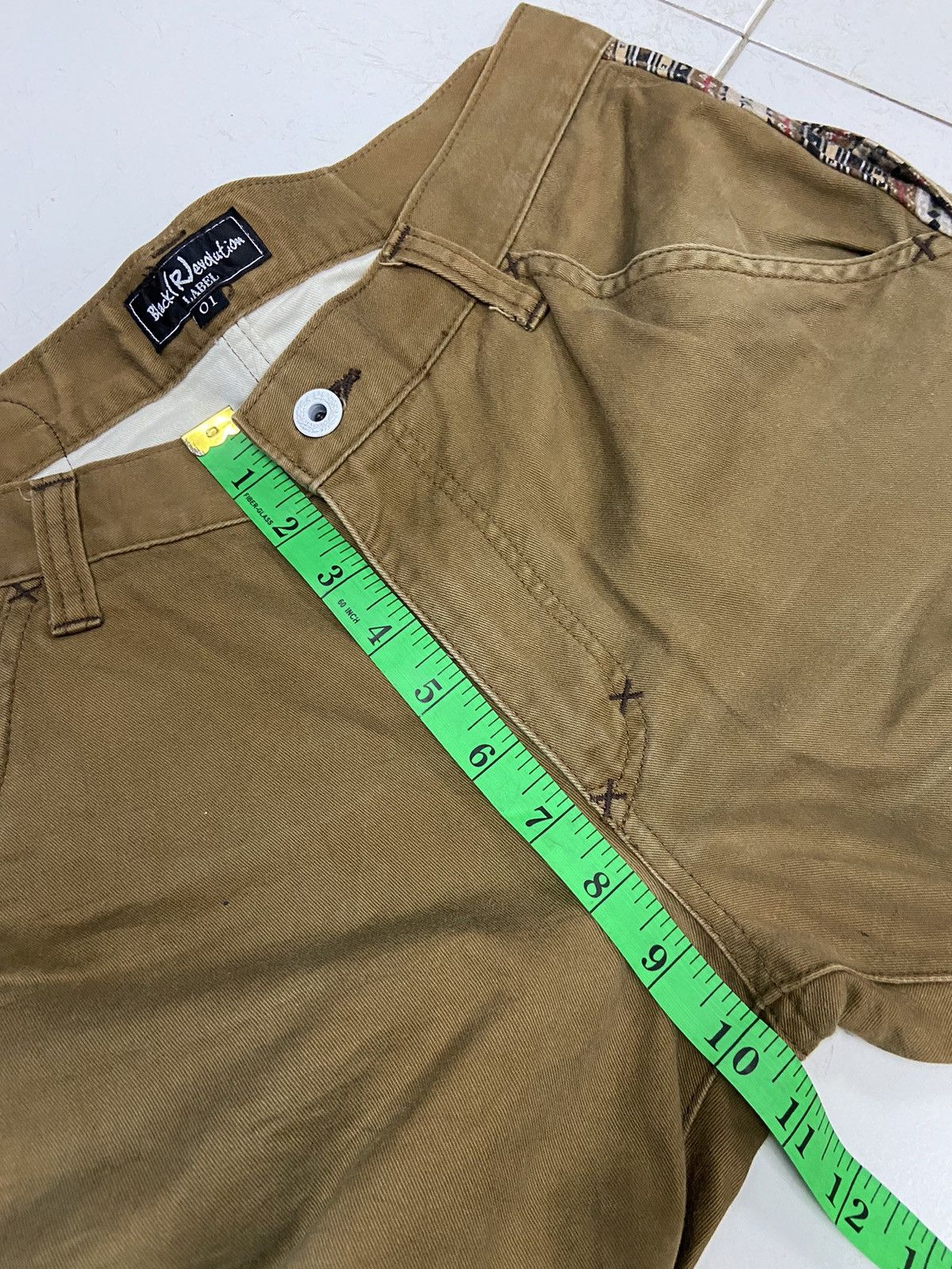 Japanese Brand BLACK (R)EVOLUTION LABEL DOUBLE WAIST STYLE RARE PANTS Size US 30 / EU 46 - 14 Thumbnail