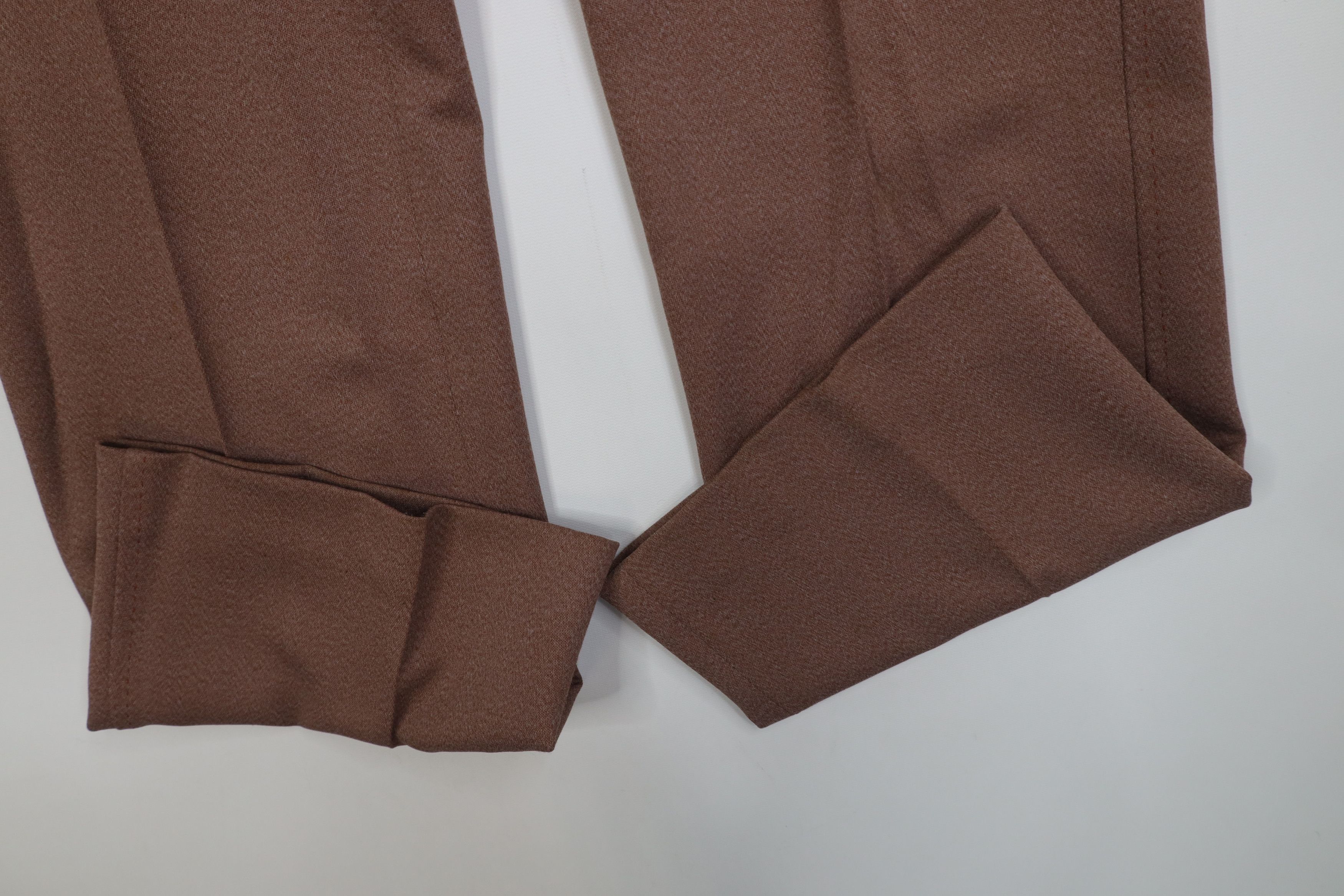 Vintage Vintage 70s Streetwear Wide Leg Chino Pants Light Brown USA Size US 34 / EU 50 - 5 Thumbnail