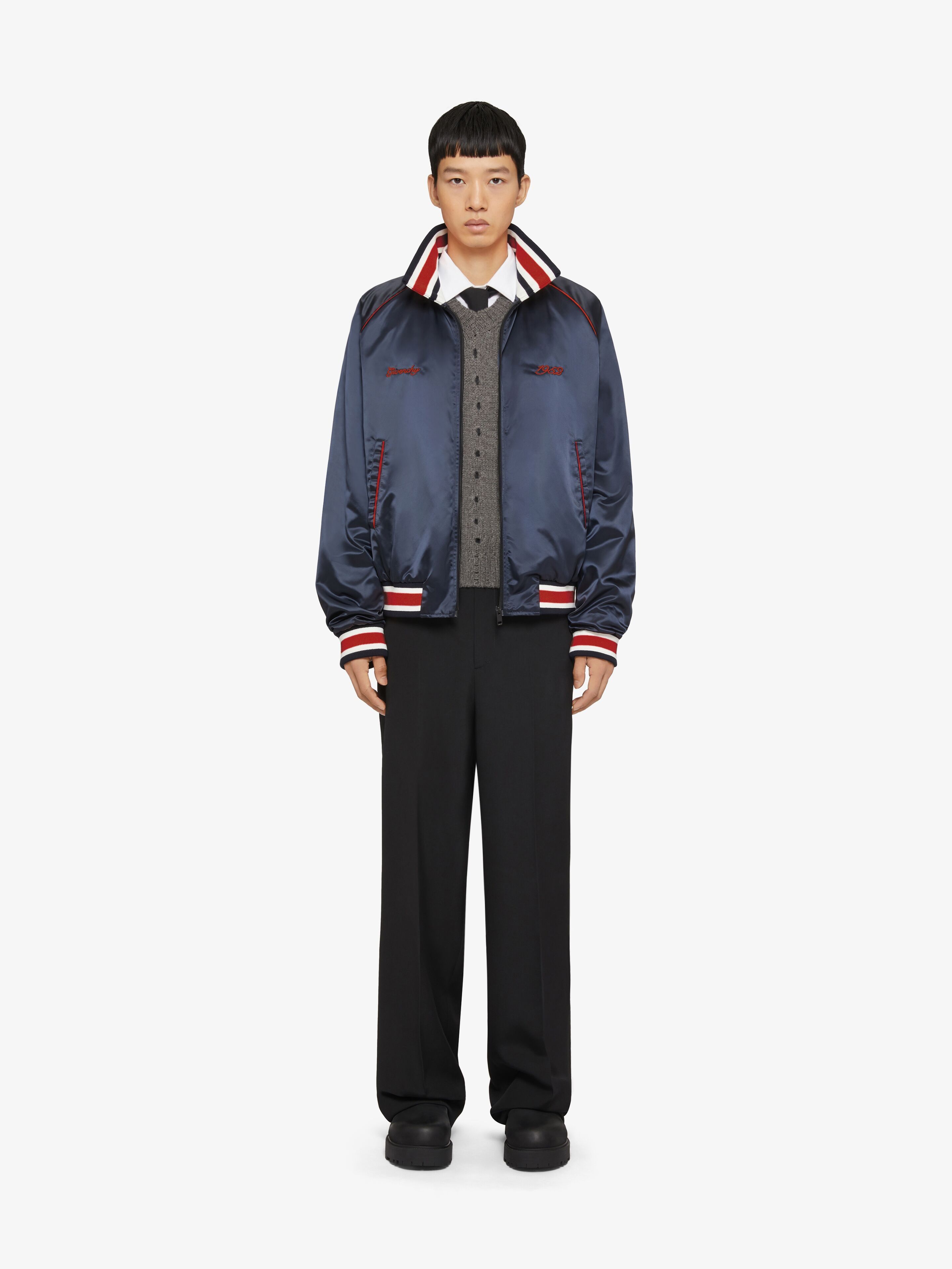 Givenchy o1srvl11e0125 Bomber Jacket in Night Blue Size US M / EU 48-50 / 2 - 3 Thumbnail