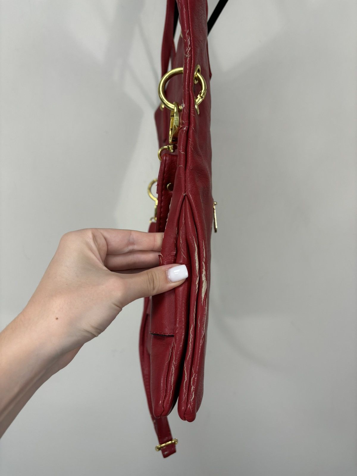 Mulberry Mulberry Rare Red Leather Crossbody Deep Tote Bag Size ONE SIZE - 15 Thumbnail