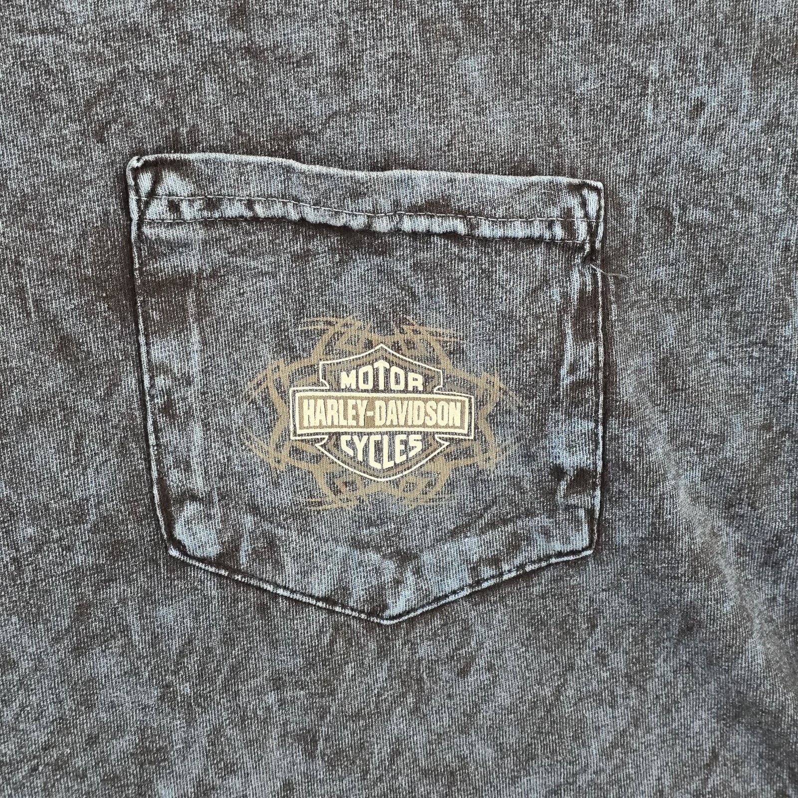 Harley Davidson Vintage Harley Davidson Shirt XXL Acid Wash Eagle Pocket Y2K Size US XL / EU 56 / 4 - 4 Thumbnail
