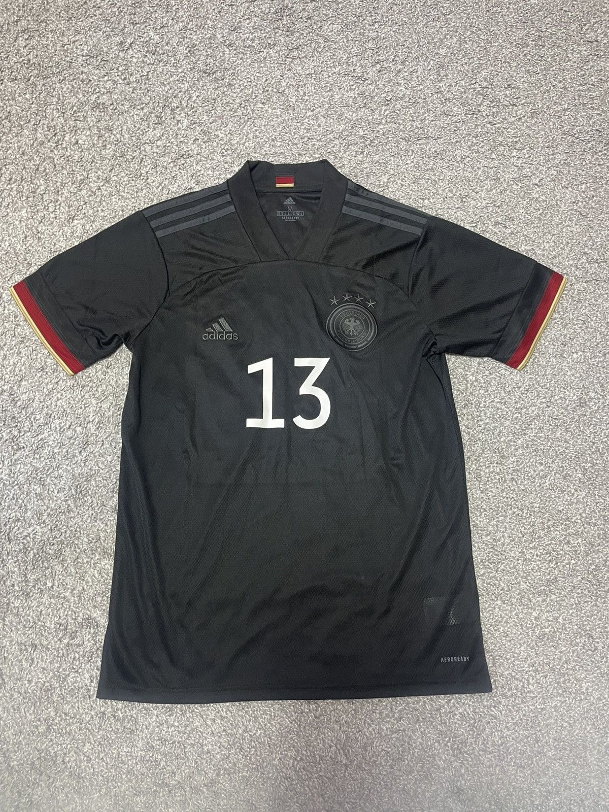 Adidas GERMANY 2020-2022 AWAY HOFMANN FOOTBALL JERSEY M ADIDAS Size US M / EU 48-50 / 2 - 2 Thumbnail