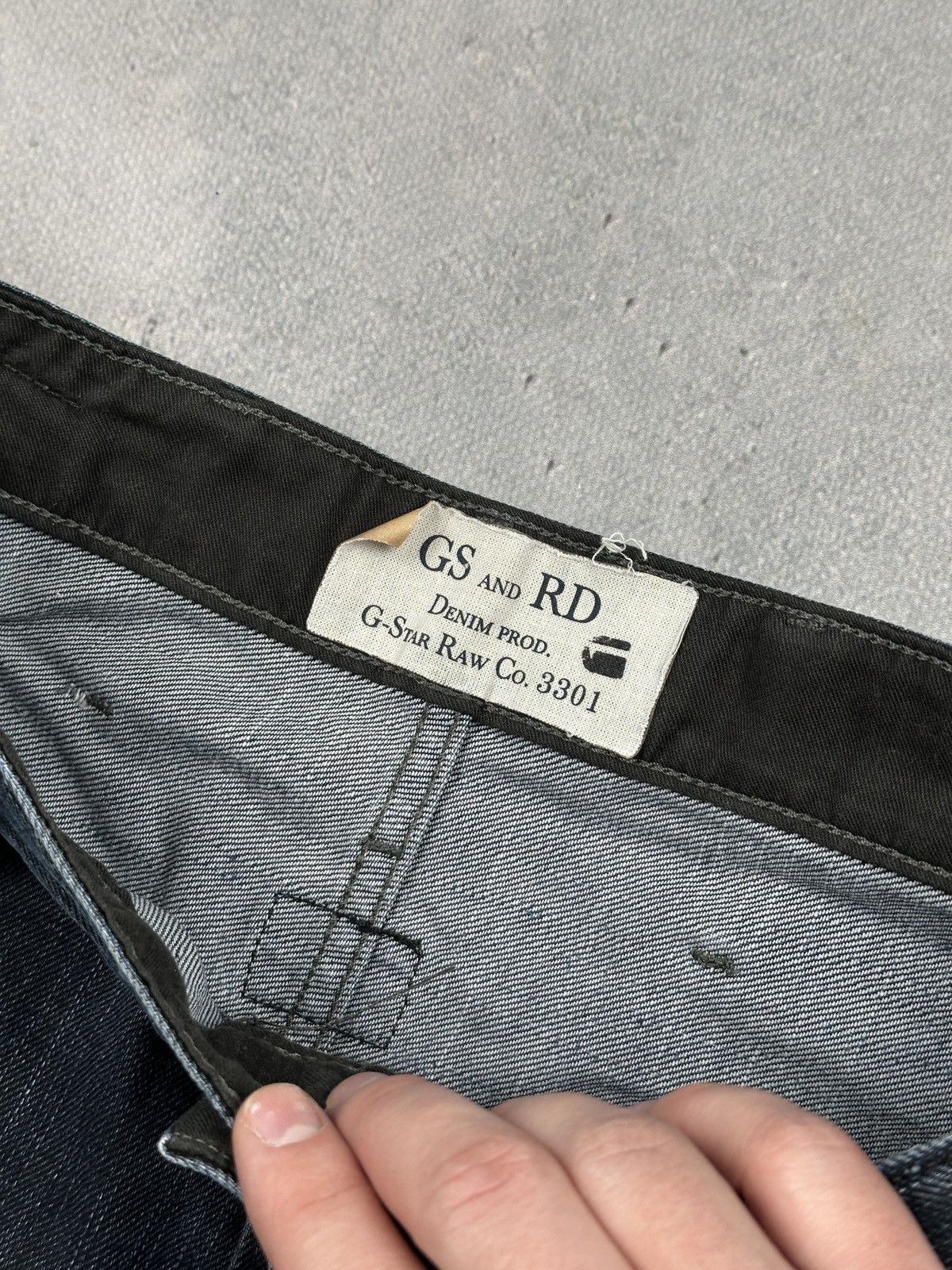 G-Star G Star Raw Radar Duty Loose Dark Wash Denim Jeans Archive Size US 31 - 14 Thumbnail