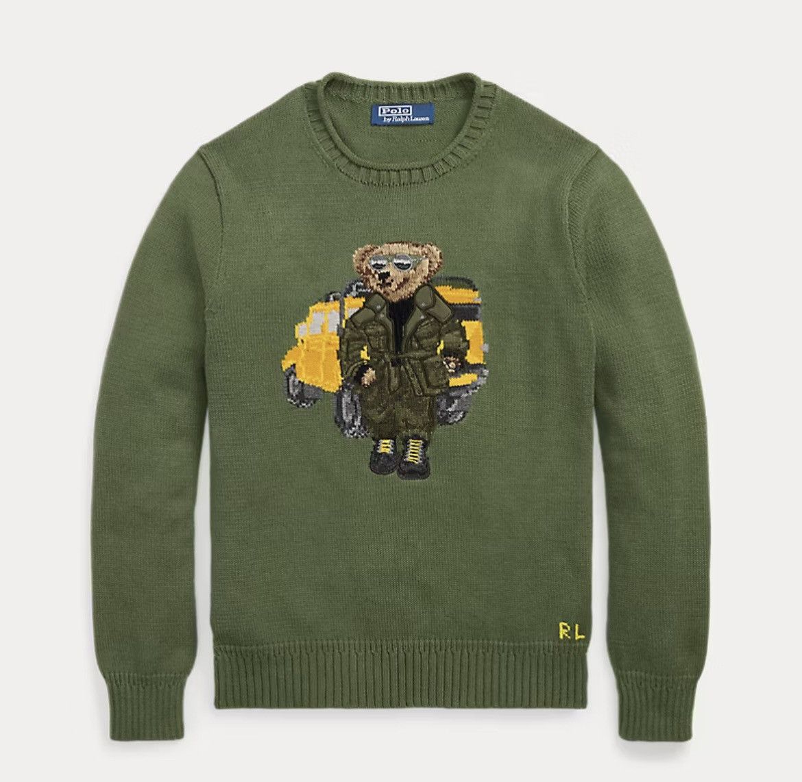 Polo Ralph Lauren RARE NWT Polo Ralph Lauren Camo Defender Bear Sweater Hummer Size US M / EU 48-50 / 2 - 1 Thumbnail