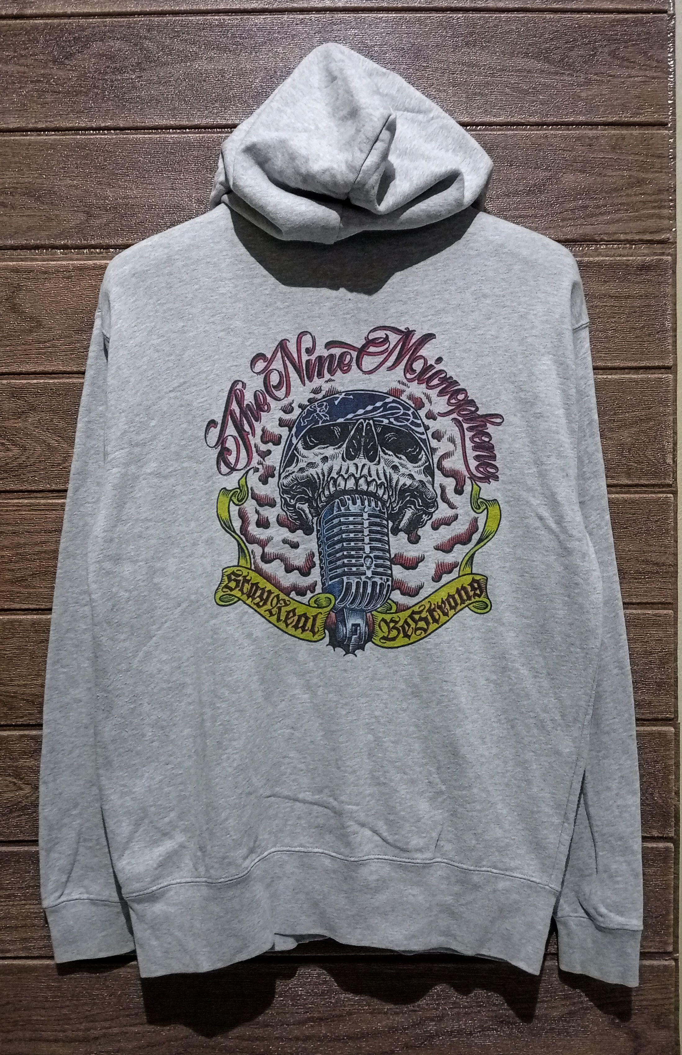 Japanese Brand The Nine Microphones Skull Pullover Hoodie Very Rare Size US L / EU 52-54 / 3 - 1 Thumbnail