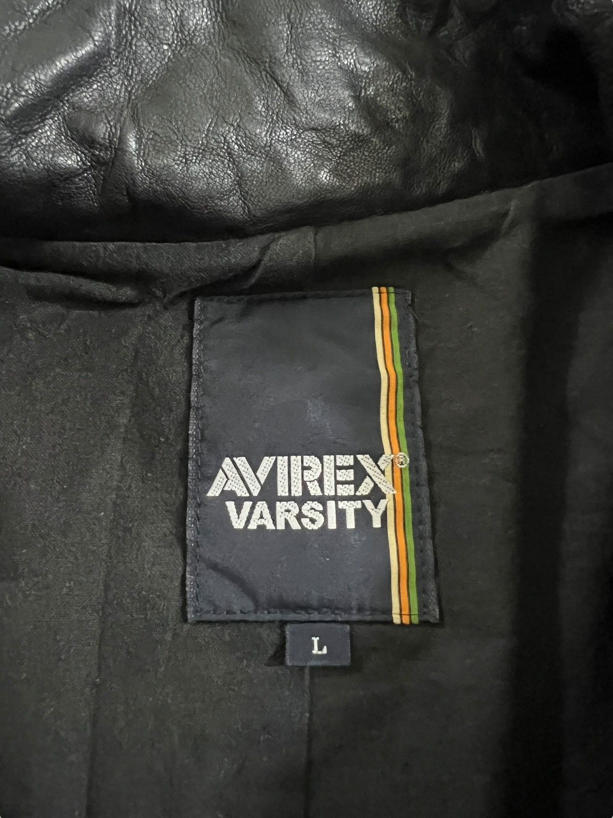 Avirex 2000s Avirex M65 Sheepskin Leather Jacket Size US L / EU 52-54 / 3 - 13 Thumbnail