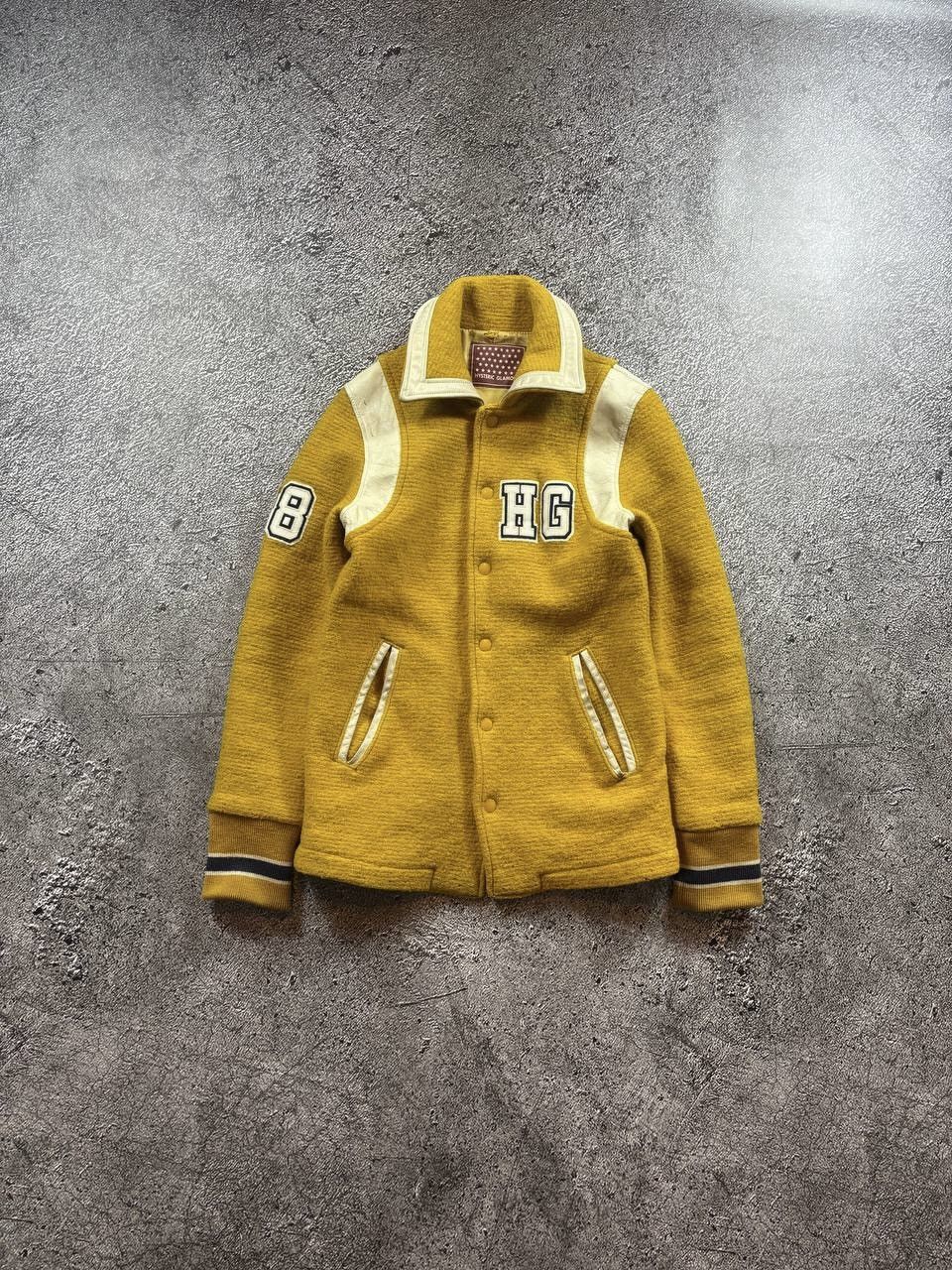 Hysteric Glamour HYSTERIC GLAMOUR HEAVY WOOL VARSITY JACKET Size S / US 4 / IT 40 - 1 Thumbnail