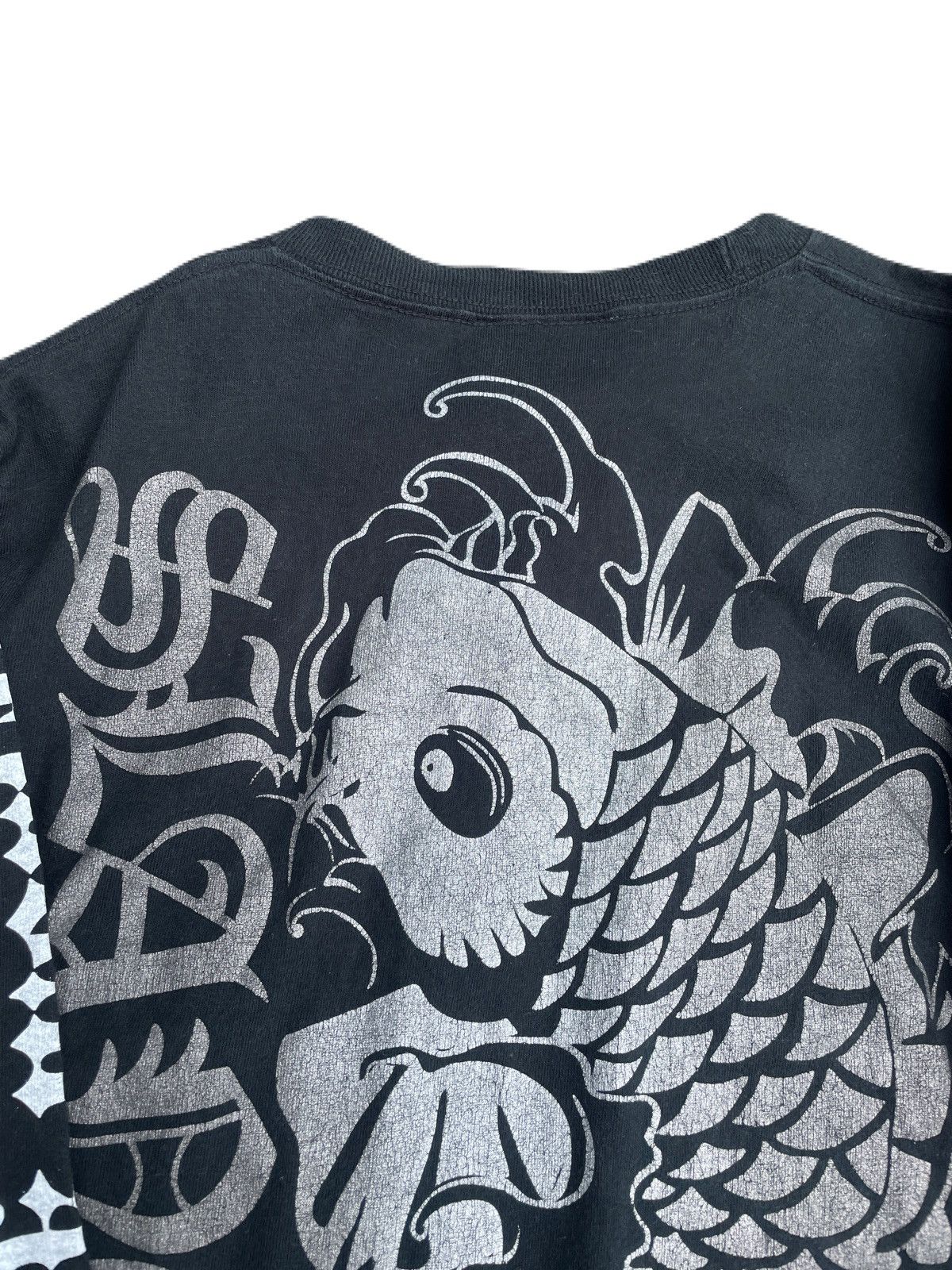 Japanese Brand 2000s Japanese archive Glitter Sukajan Long Sleeve Tee Y2K Size US S / EU 44-46 / 1 - 5 Thumbnail