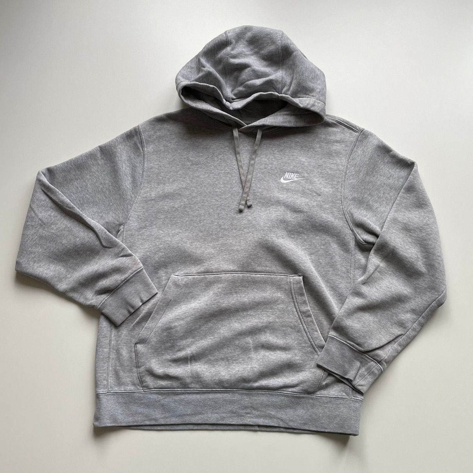 Nike Vintage Nike Sportswear Swoosh Hoodie Sweatshirt Medium Gray Size US M / EU 48-50 / 2 - 1 Thumbnail