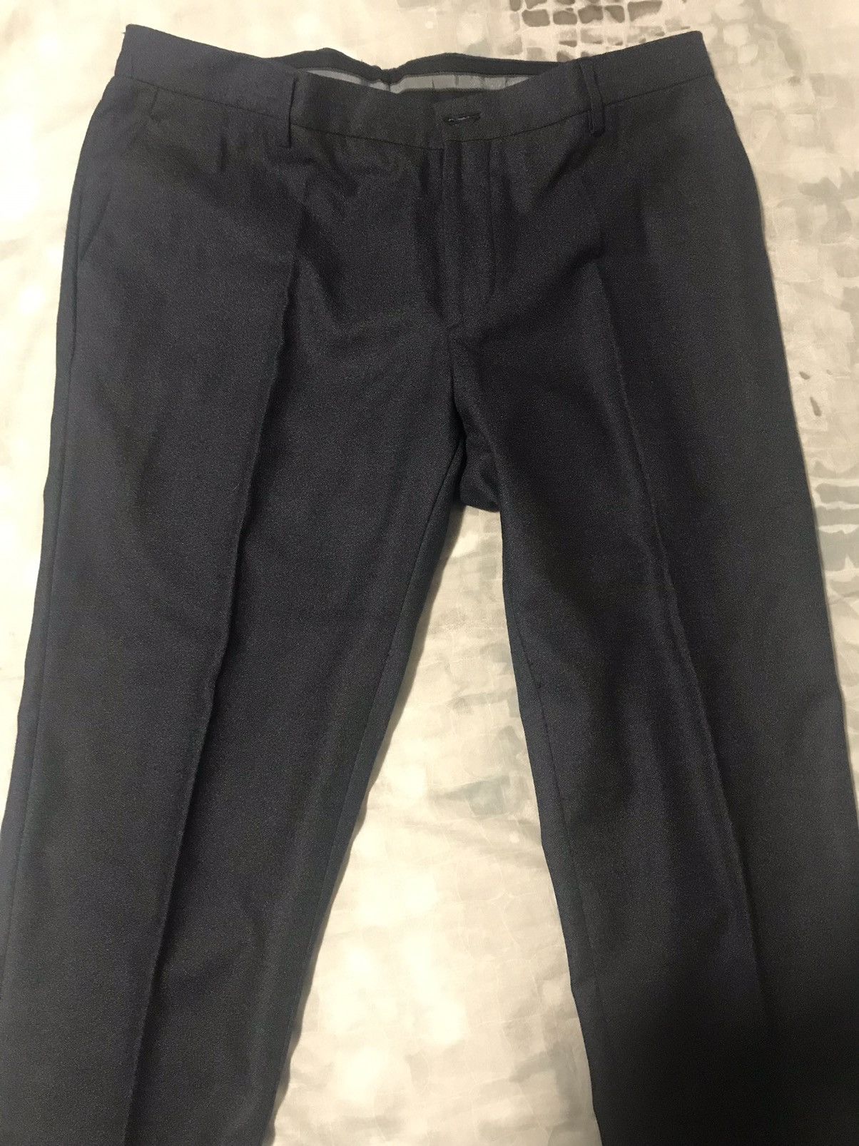 Giorgio Armani Giorgio Armani navy wool/silk trousers Size US 34 / EU 50 - 2 Thumbnail