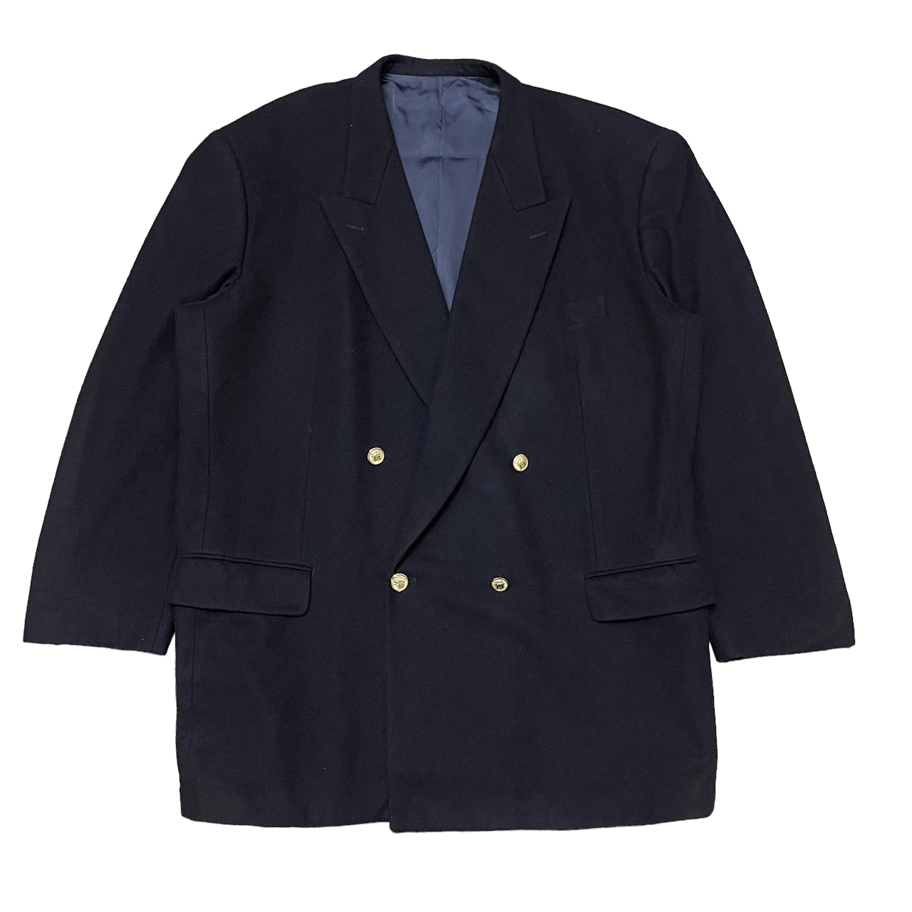 Takeo Kikuchi Vintage Takeo Kikuchi Signature Wool Double Breasted Coat Size US XXL / EU 58 / 5 - 1 Thumbnail