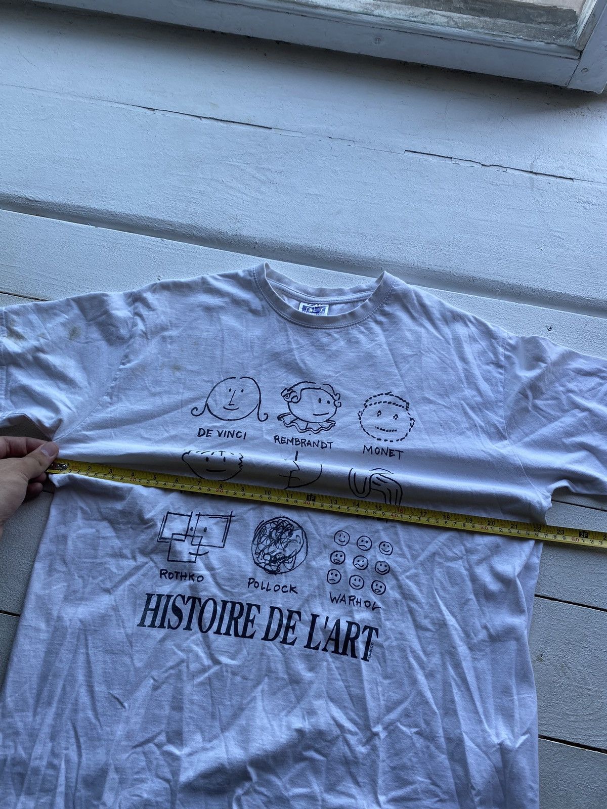 Other 90s Histoire De L’ Art Van Gogh De Vinci Picasso Style Tee Size US M / EU 48-50 / 2 - 14 Thumbnail
