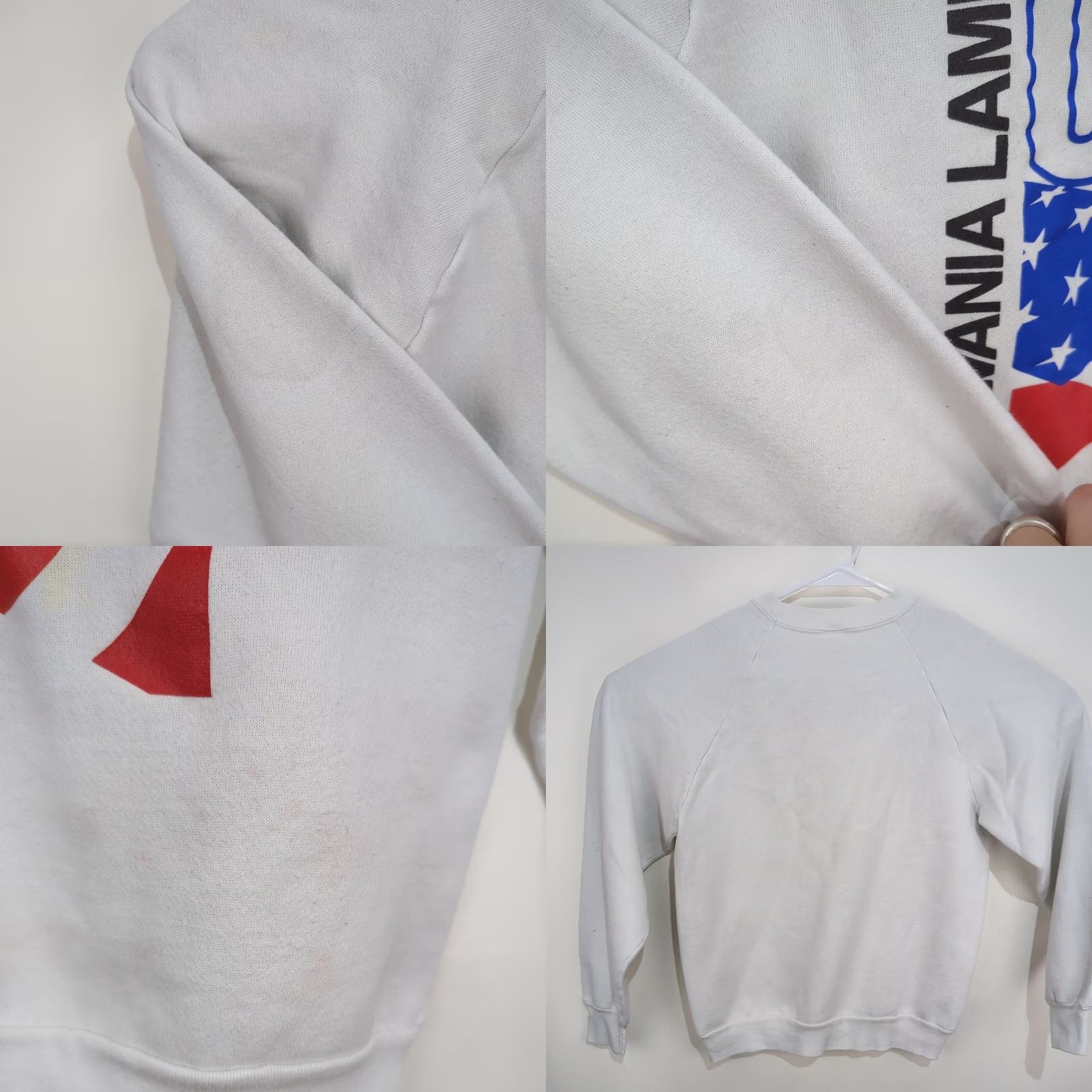 Vintage VINTAGE Miller USA Sweatshirt Crewneck White Large Unisex Adults Graphic Print Size US L / EU 52-54 / 3 - 8 Thumbnail